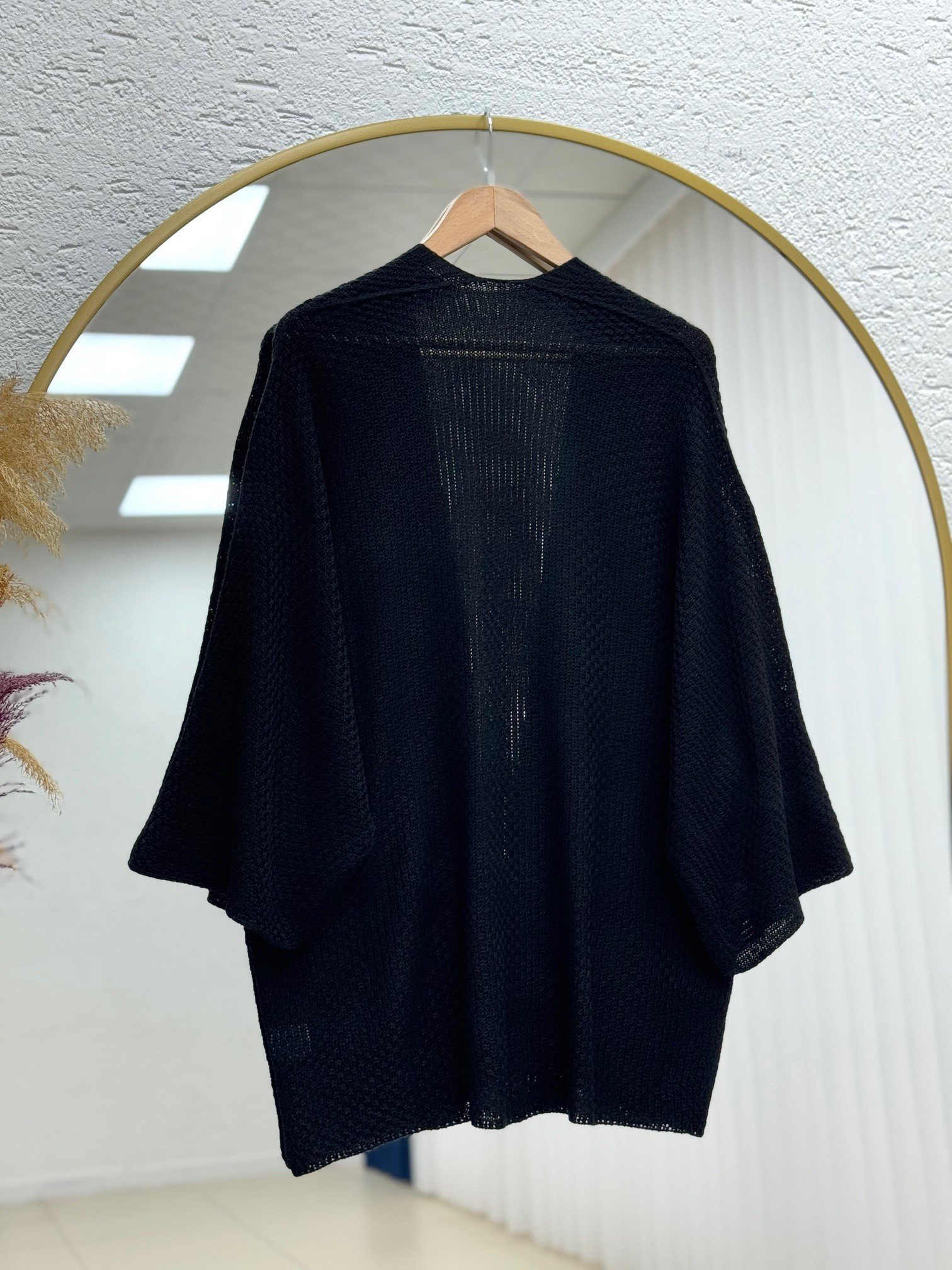 Bemella Pirinç Hırka-MN2248 Siyah