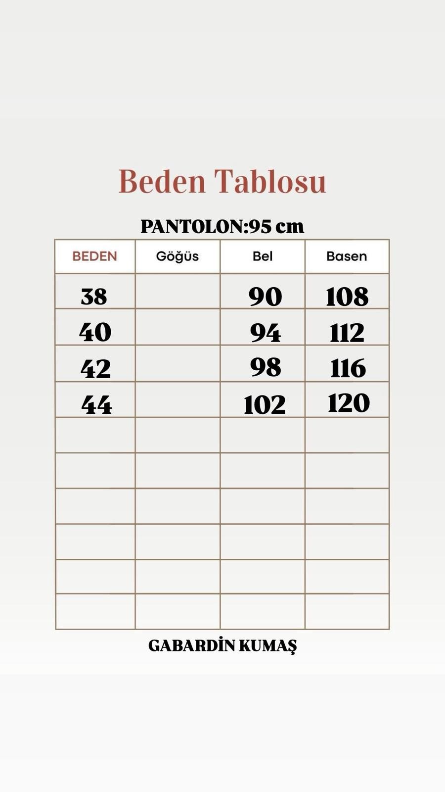 Bemona Çift Cepli Paça Püsküllü Gabardin Pantolon-MA5284 Kahve