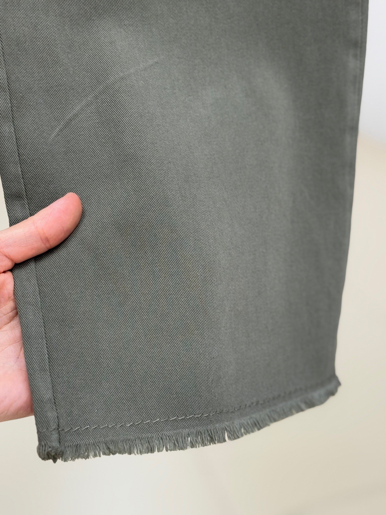 Bemona Çift Cepli Paça Püsküllü Gabardin Pantolon-MA5284 Haki