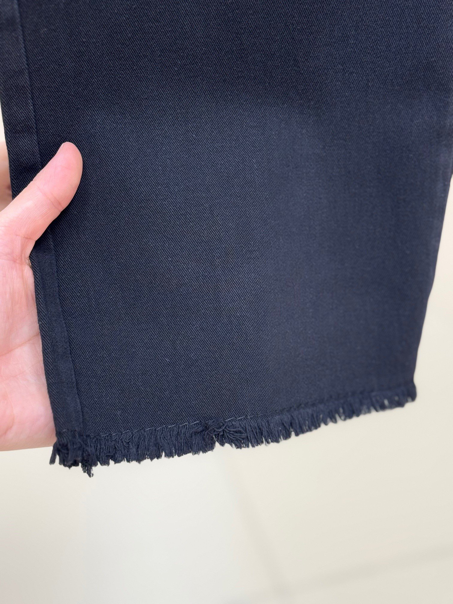 Bemona Çift Cepli Paça Püsküllü Gabardin Pantolon-MA5284 Siyah