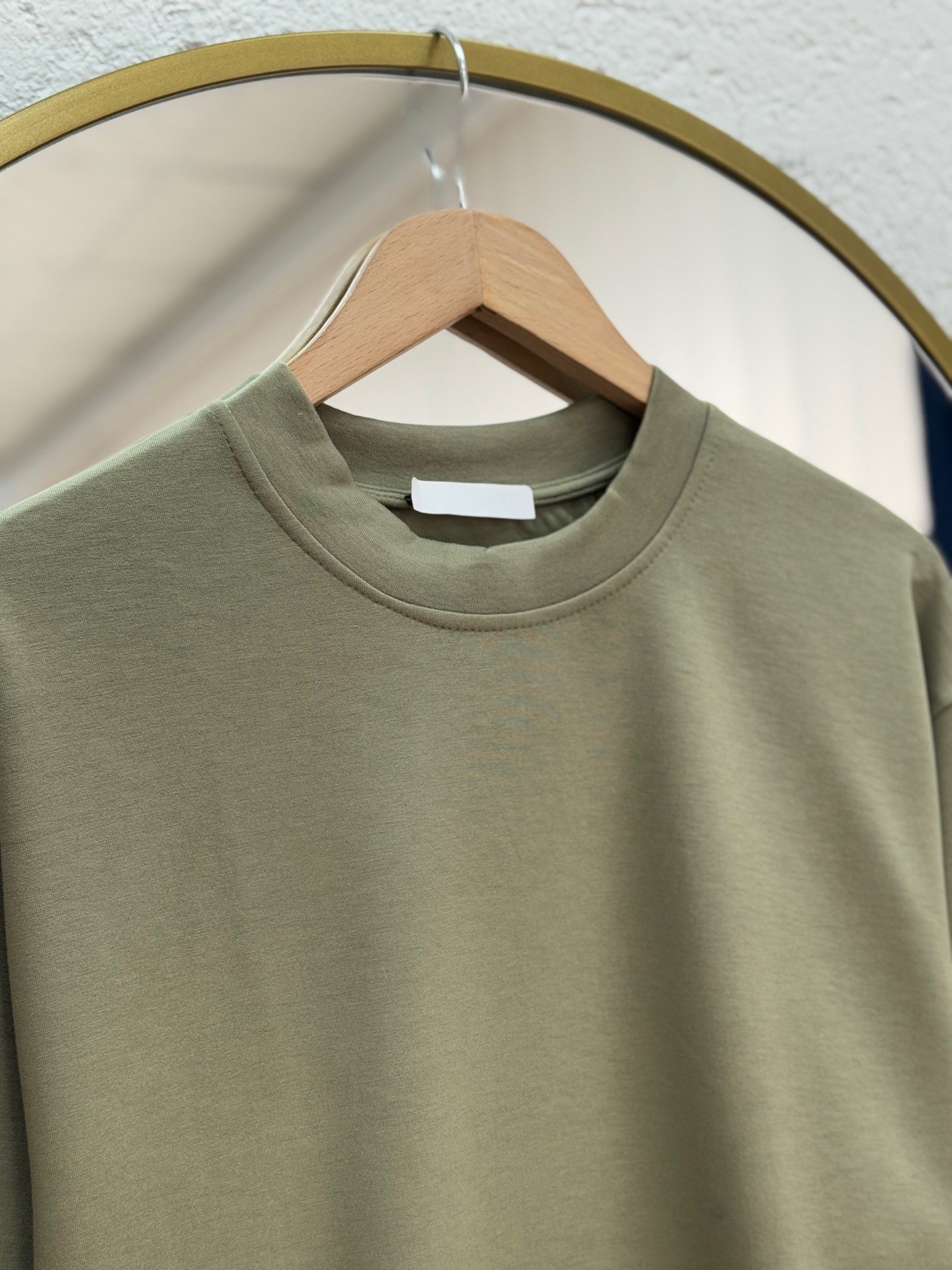 Bengi Kolu Dikişli İki İp Kısa Sweat-Zİ4009 Mint