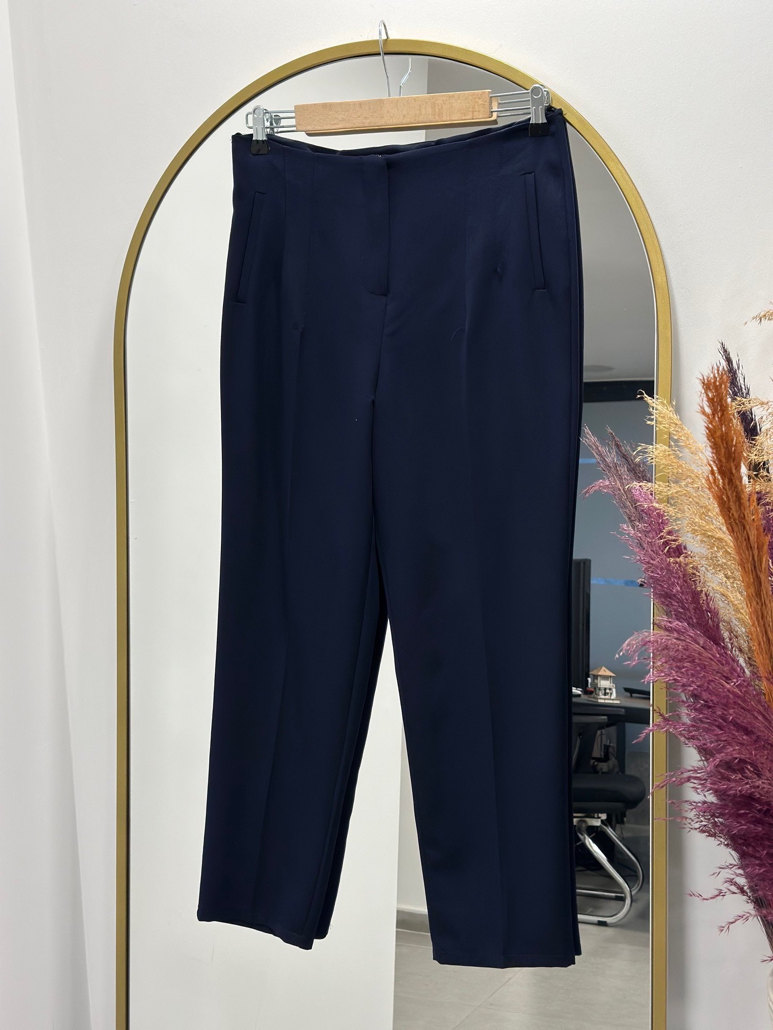 Beren Gizli Cepli Pantolon-MT1508 Lacivert