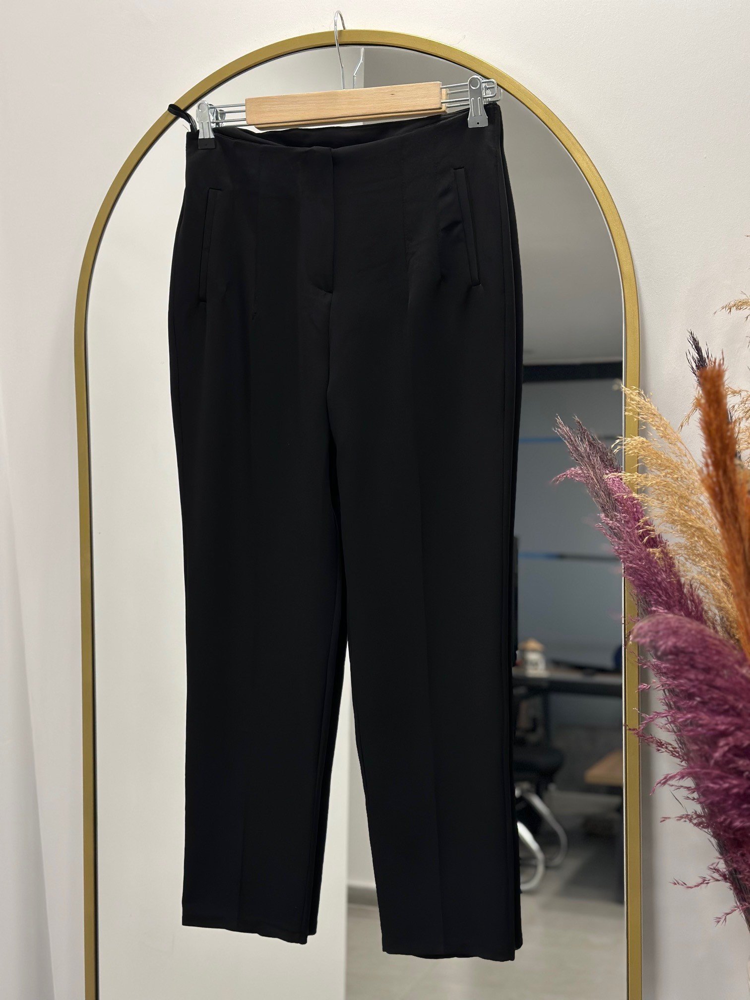 Beren Gizli Cepli Pantolon-MT1508 Siyah