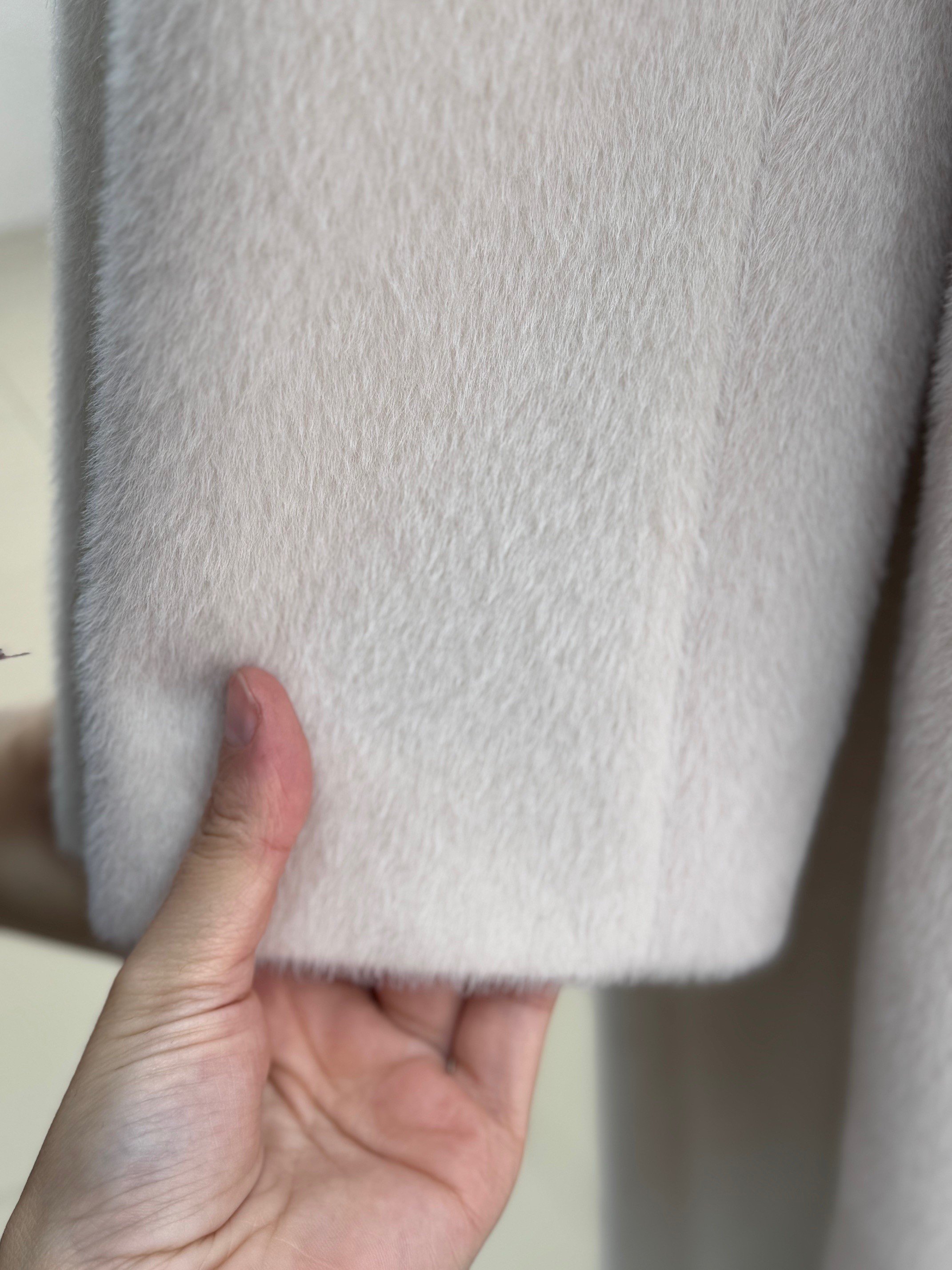 Cametta Kruvaze Yaka Blok Kemer Geçişli Kaban-BR70025 Taş