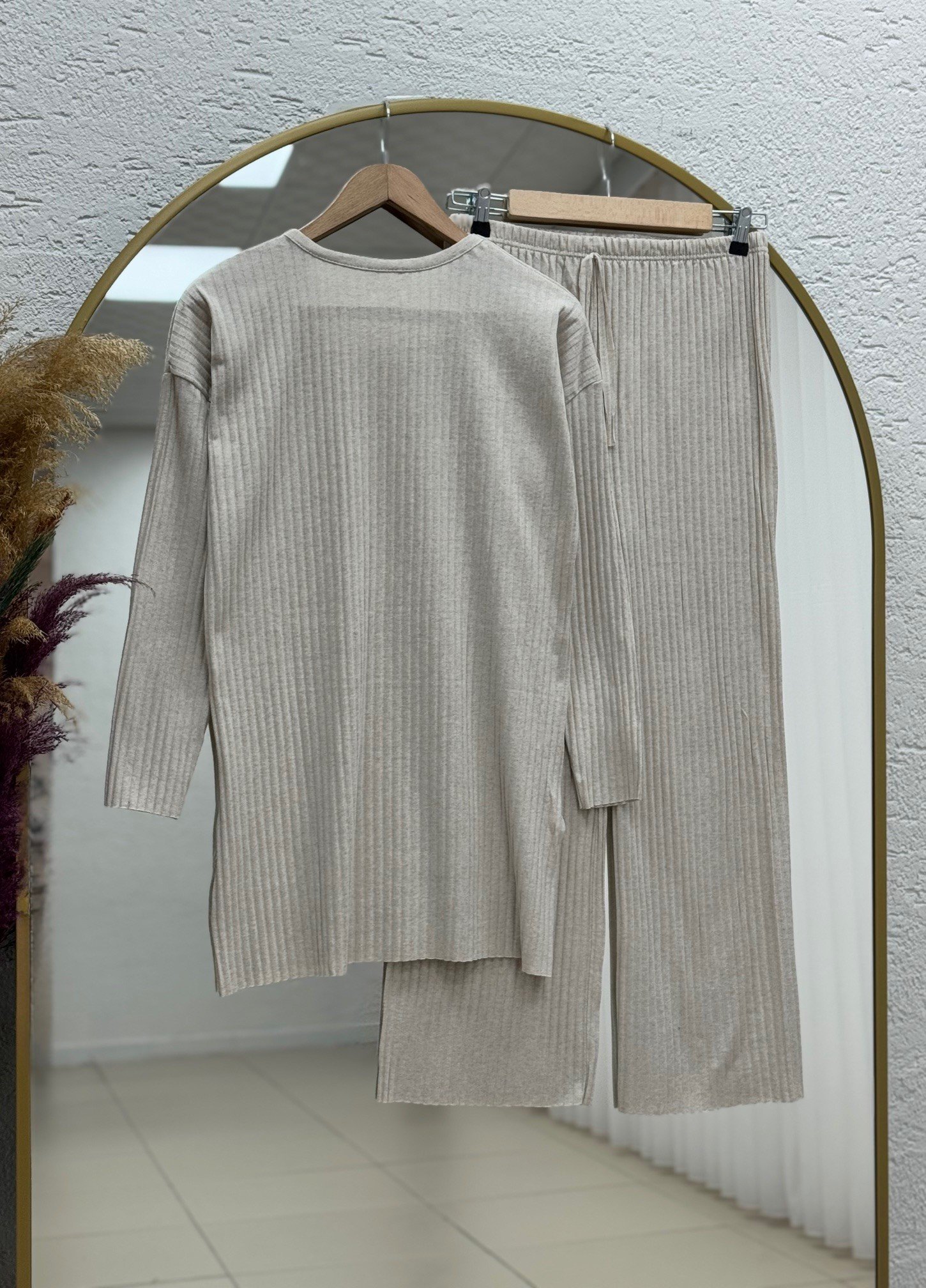 Camita Fitilli Pantolonlu Takım-AE1700 Taş