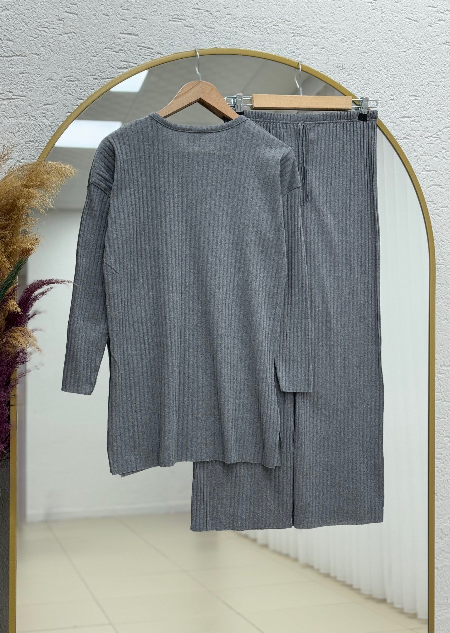 Camita Fitilli Pantolonlu Takım-AE1700 Antrasit