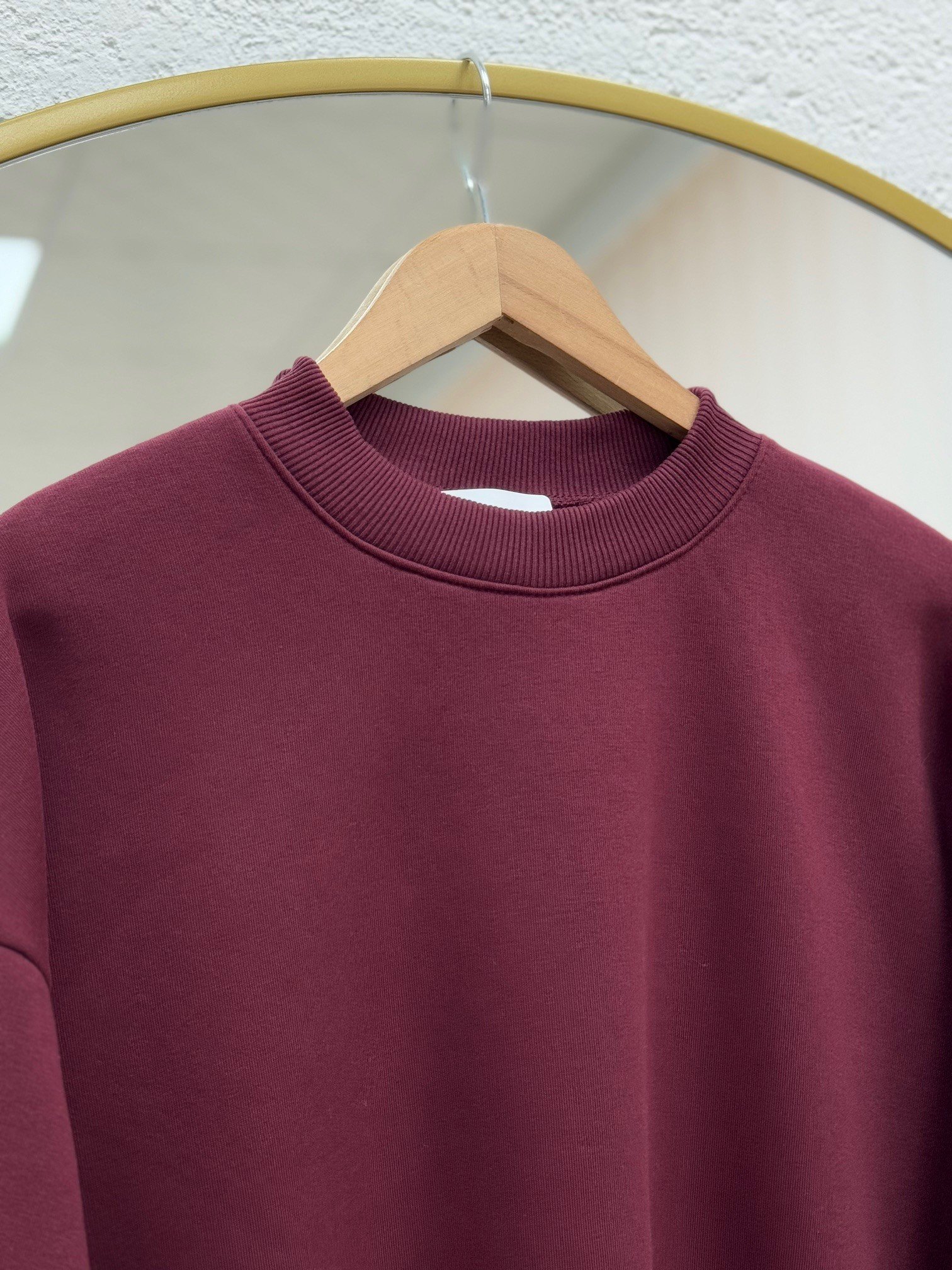 Capilia Üç İplik Düz Sweat-NL308 Bordo