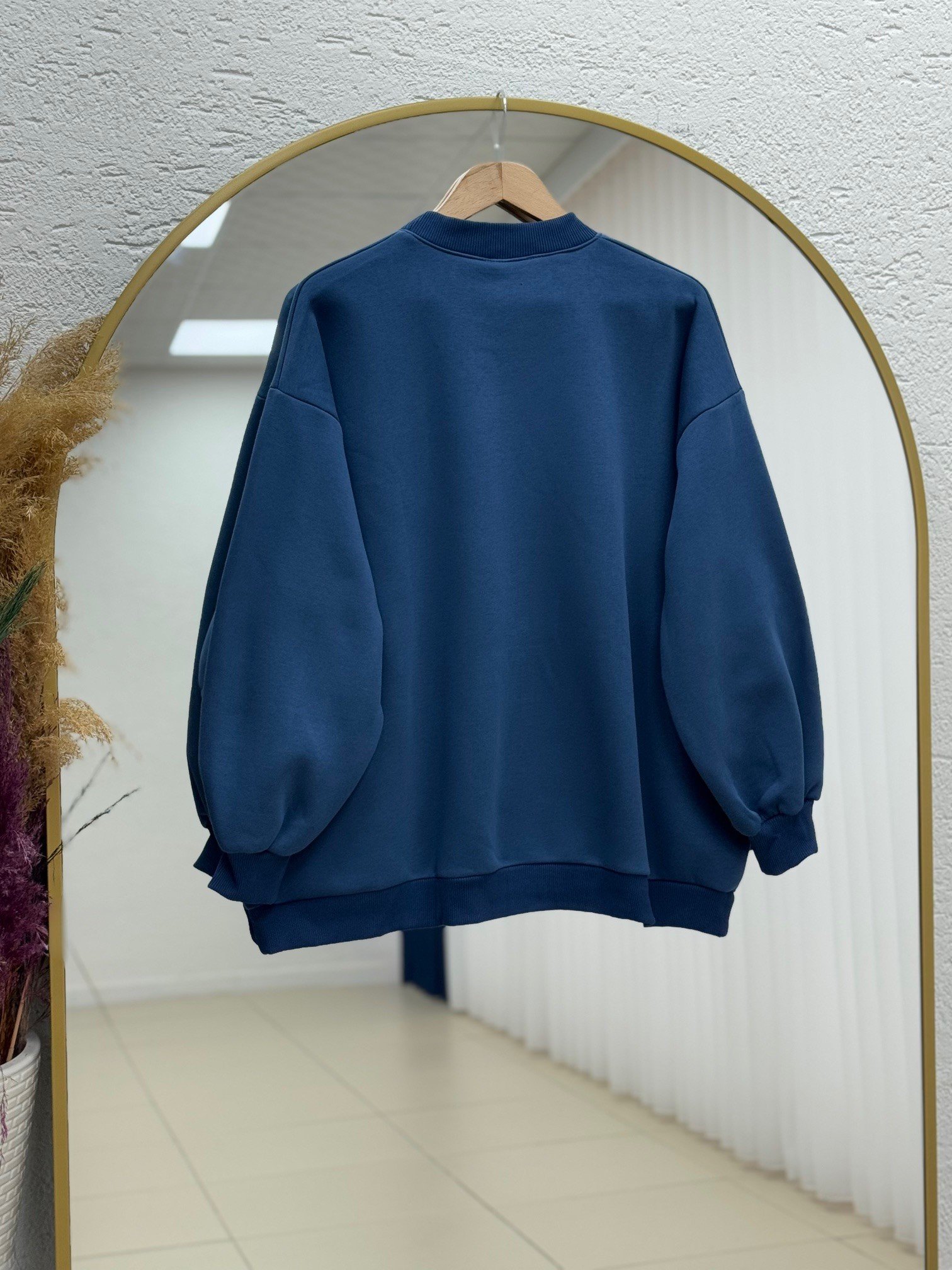 Capilia Üç İplik Düz Sweat-NL308 İndigo