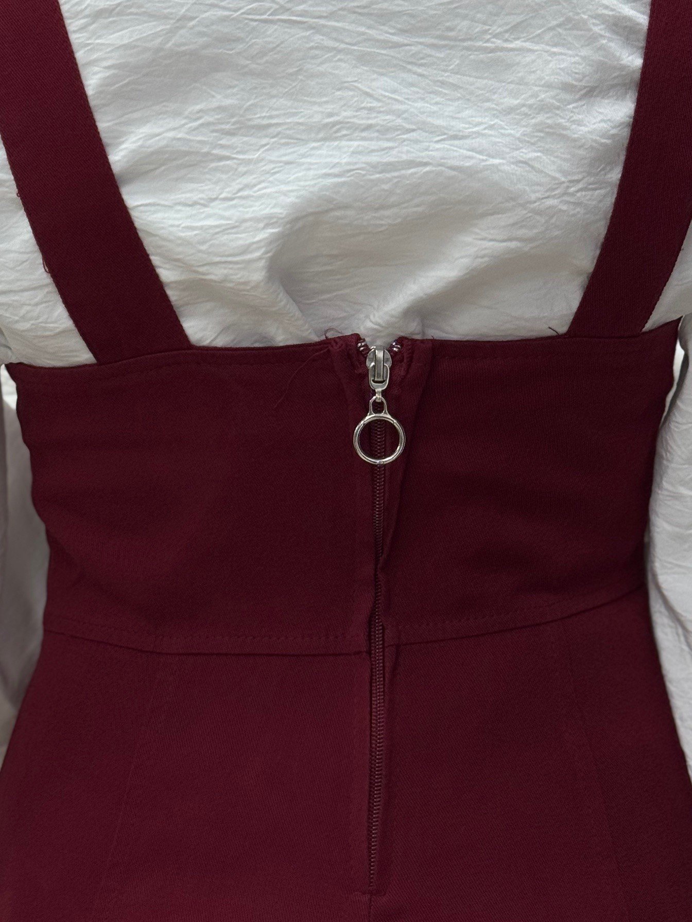 Celia Sülfür Gabardin Jile-BN4289 Bordo