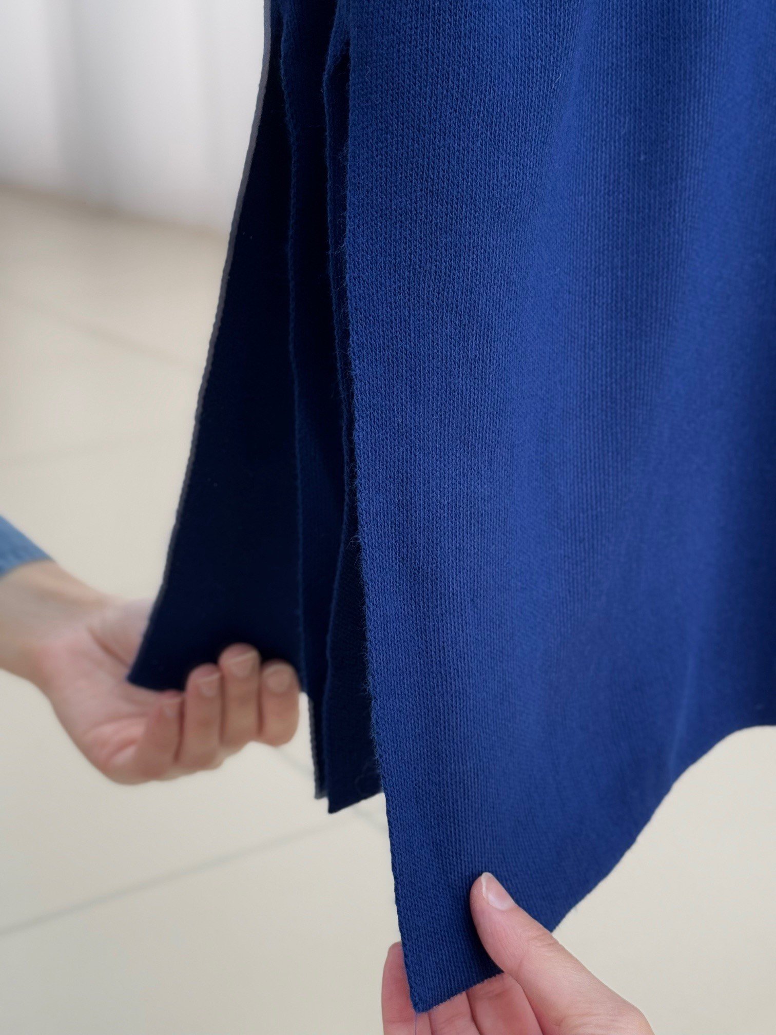 Celique Gold Düğmeli Uzun Triko Hırka-KR5014 Lacivert