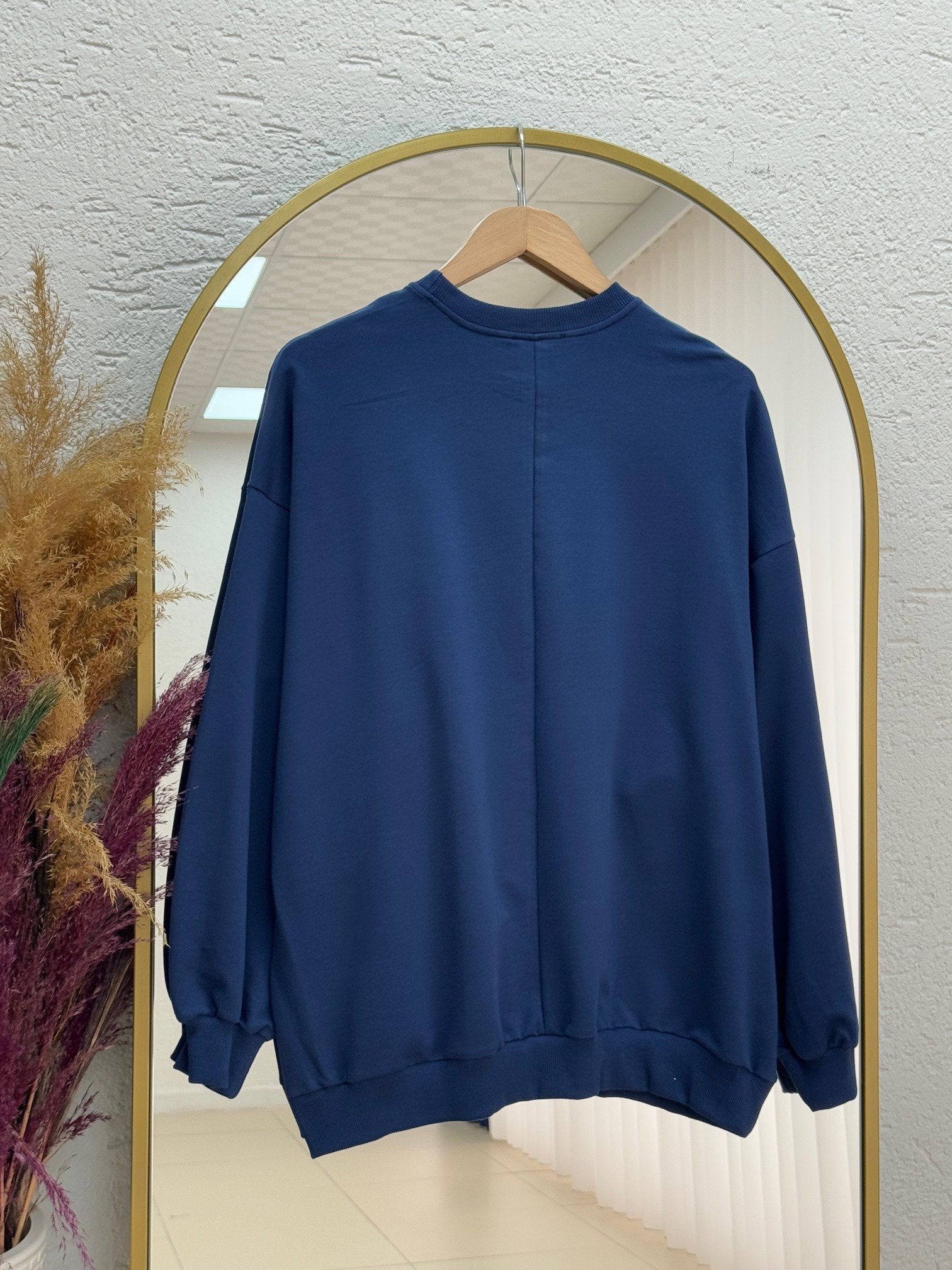 Celista Altı Etiketli İki İp Düz Sweat-BN4348 Lacivert