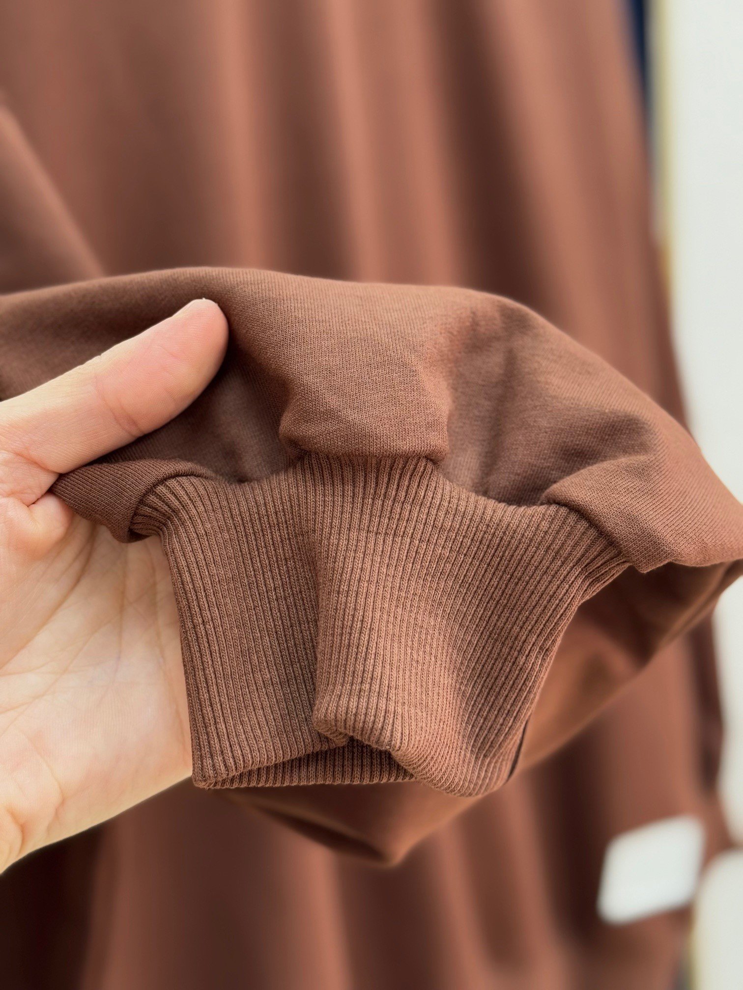 Celista Altı Etiketli İki İp Düz Sweat-BN4348 Kahve