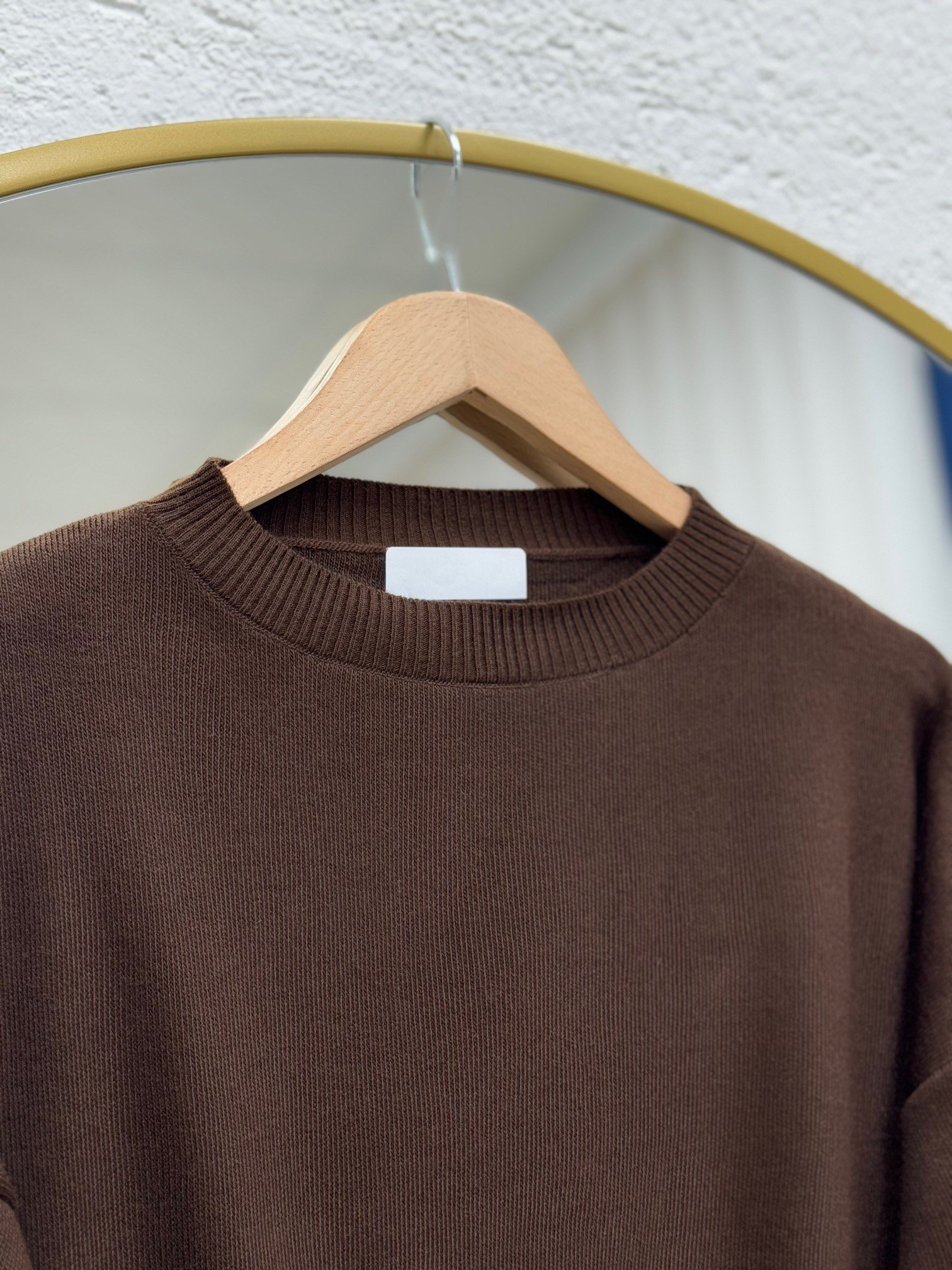 Celyla Kol Ucu Yırtmaçlı Kısa Triko Kazak-KR5021 Kahve