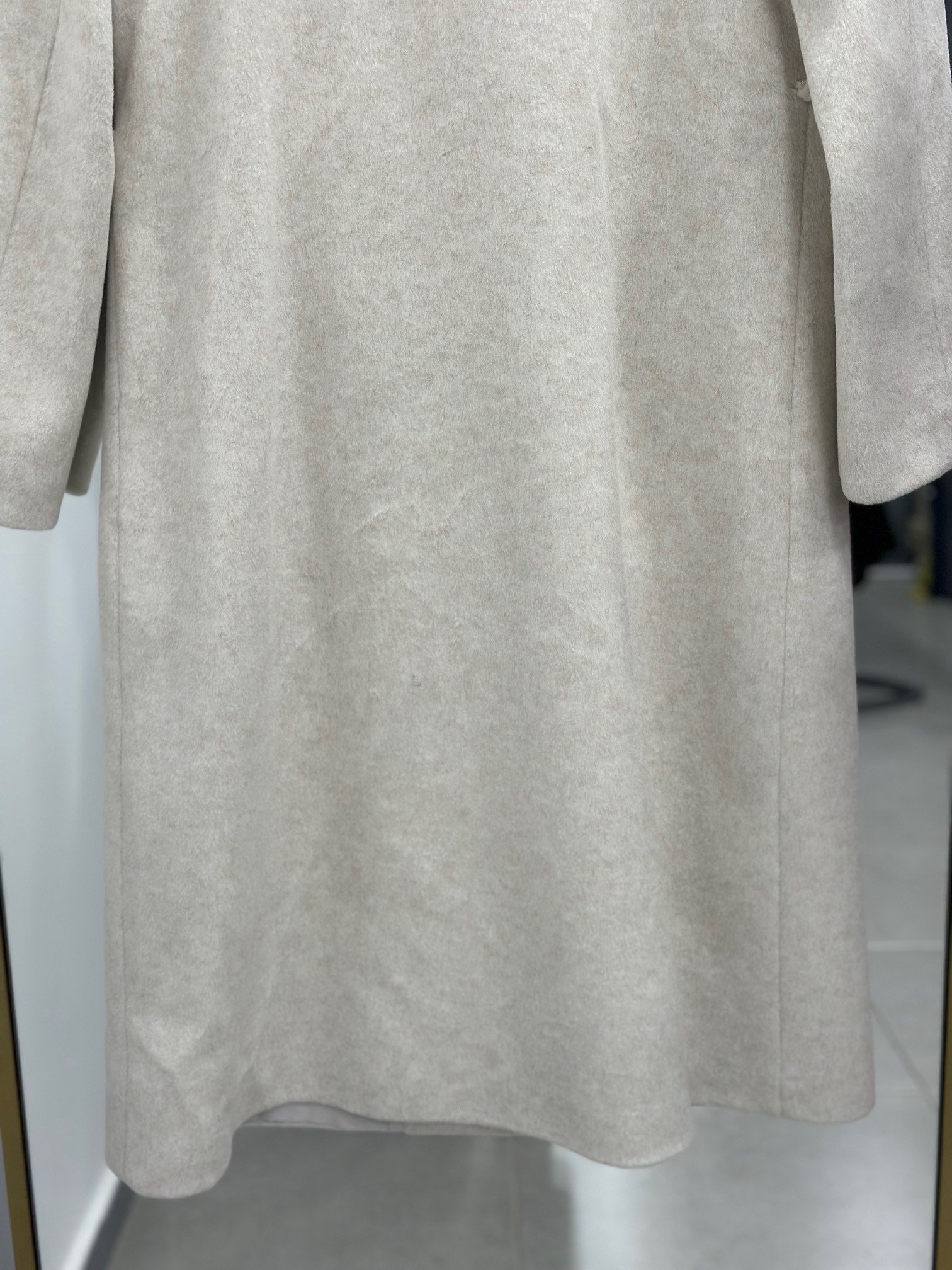 Dora Gizli Cep Detaylı Düğmeli Kaban-ÜN328 Taş