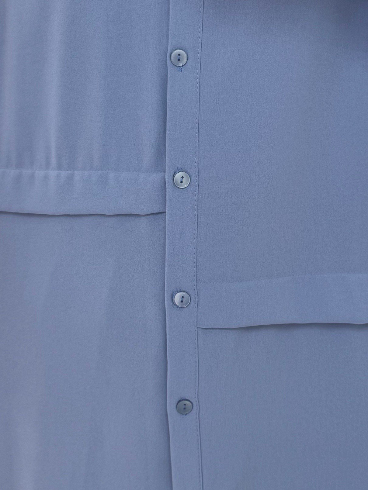 Eda Önleri Pileli Linda Tunik-EL1173 Mavi