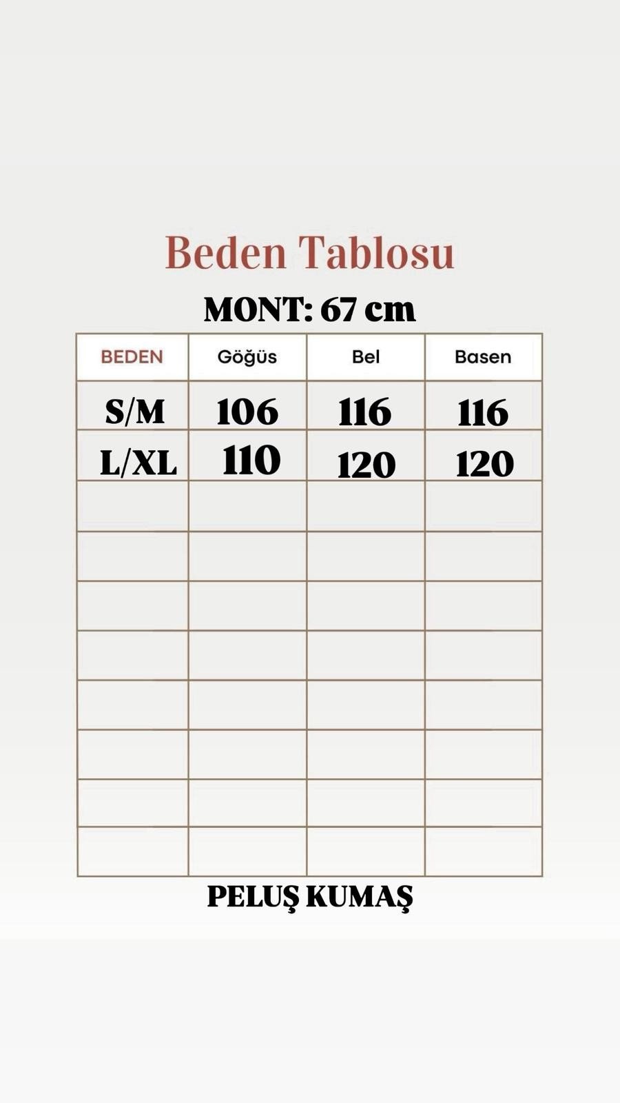 Eira Fermuarlı Çift Cepli Peluş Mont-BN8676 Kahve