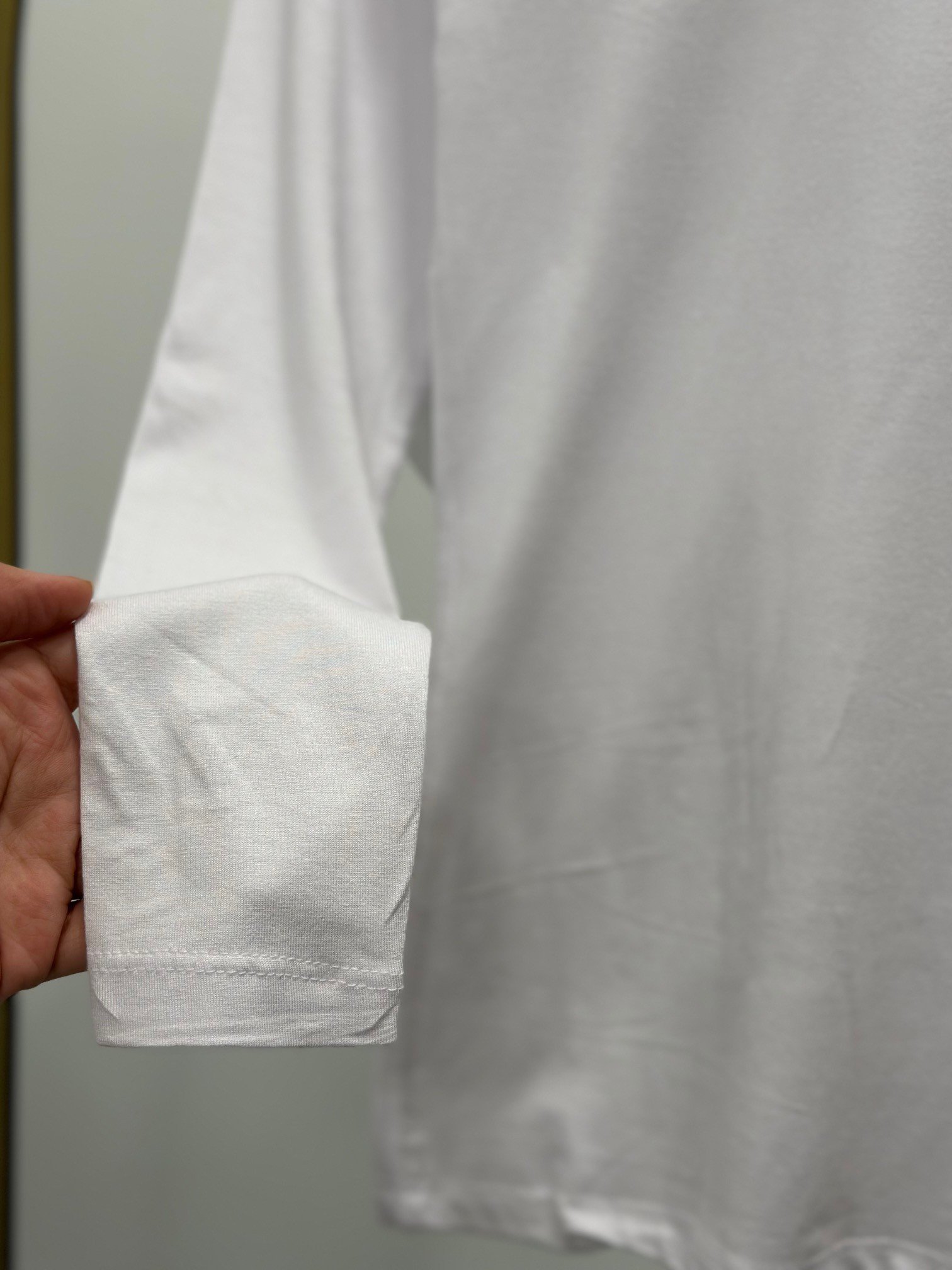 Esin Yarım Balıkçı Uzun Kol Penye Badi-EE123 Beyaz