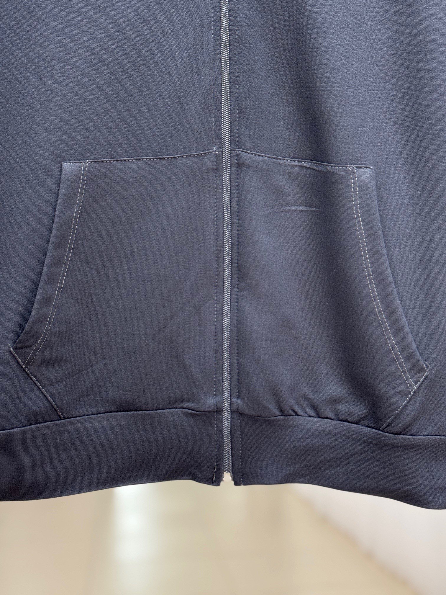 Feredra Kangru Cepli Kapşonlu Fermuarlı 2 İp Hırka-ZN2871 Antrasit