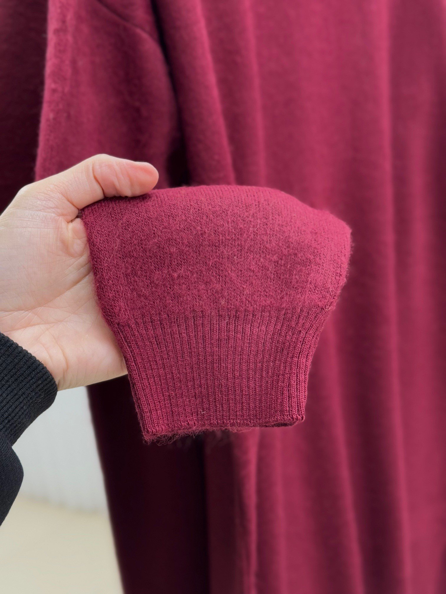 Ferelle Önü Kısa Arkası Uzun Yumoş Uzun Tunik-Zİ6242 Bordo