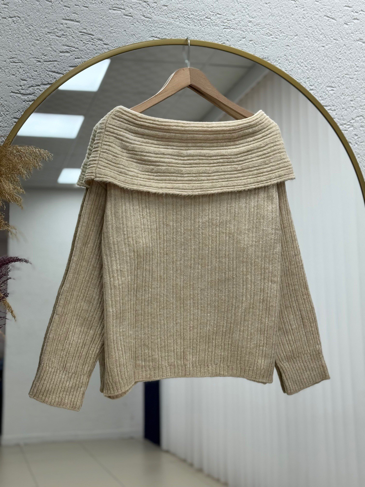 Ferinda Degace Yaka Madonna Kazak-Zİ5216 Taş