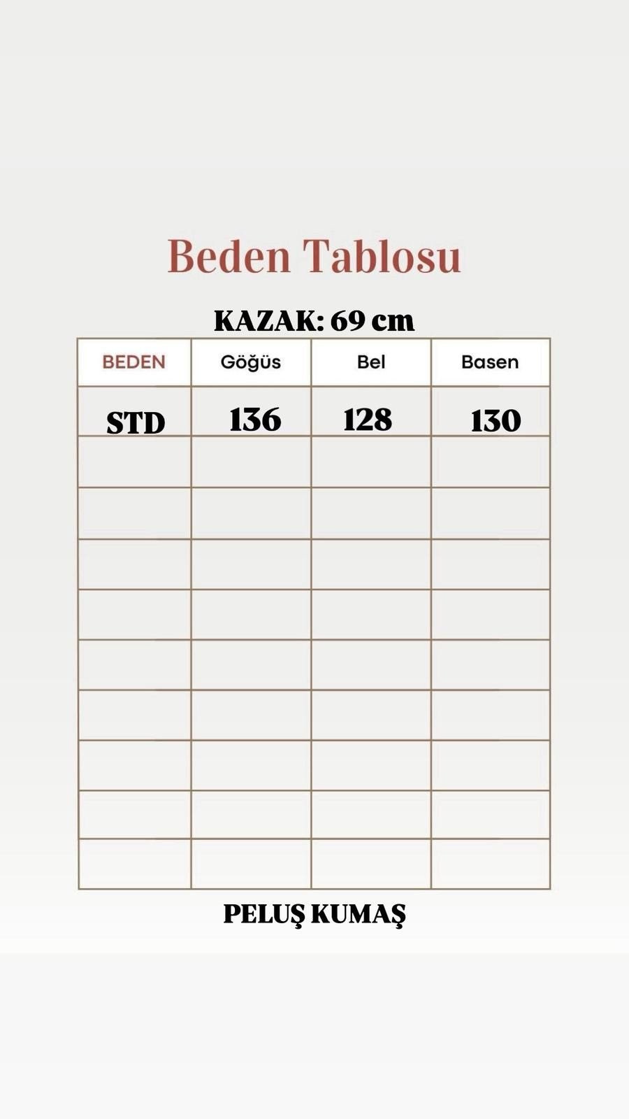 Ferita Peluş Kazak-Zİ6222 Ekru