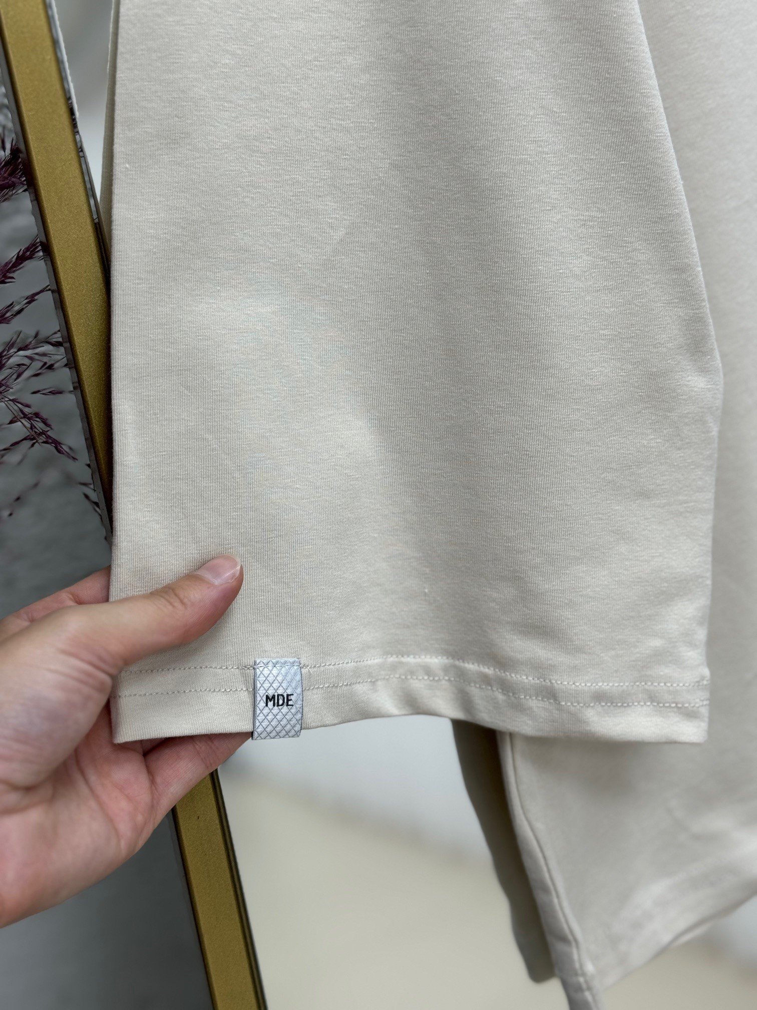 Gavoria Düz Penye Tunik-MA7451 Taş