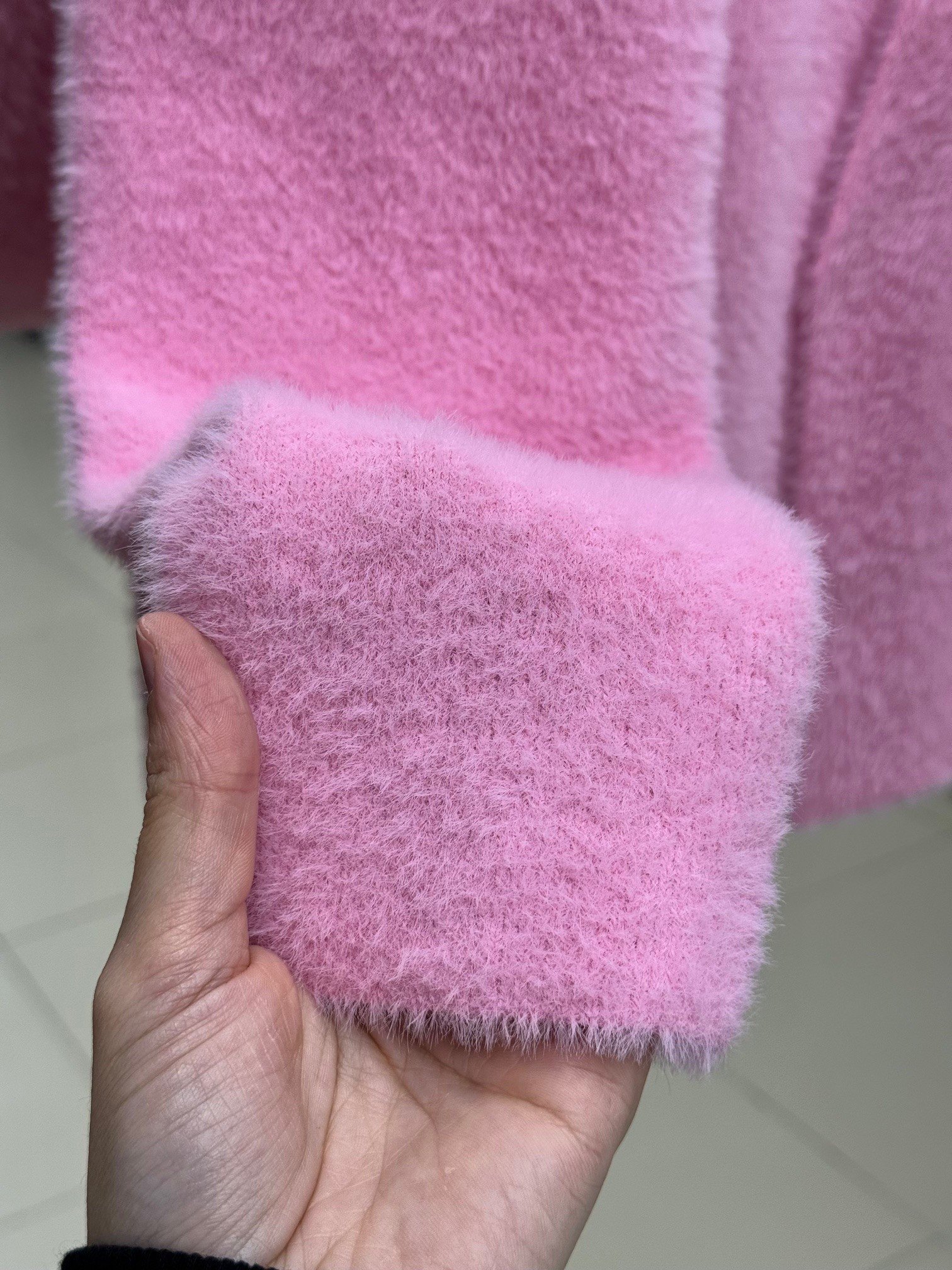 Golnaz Bağlamalı Sakallı Kruvaze Hırka-KR5031 Pembe