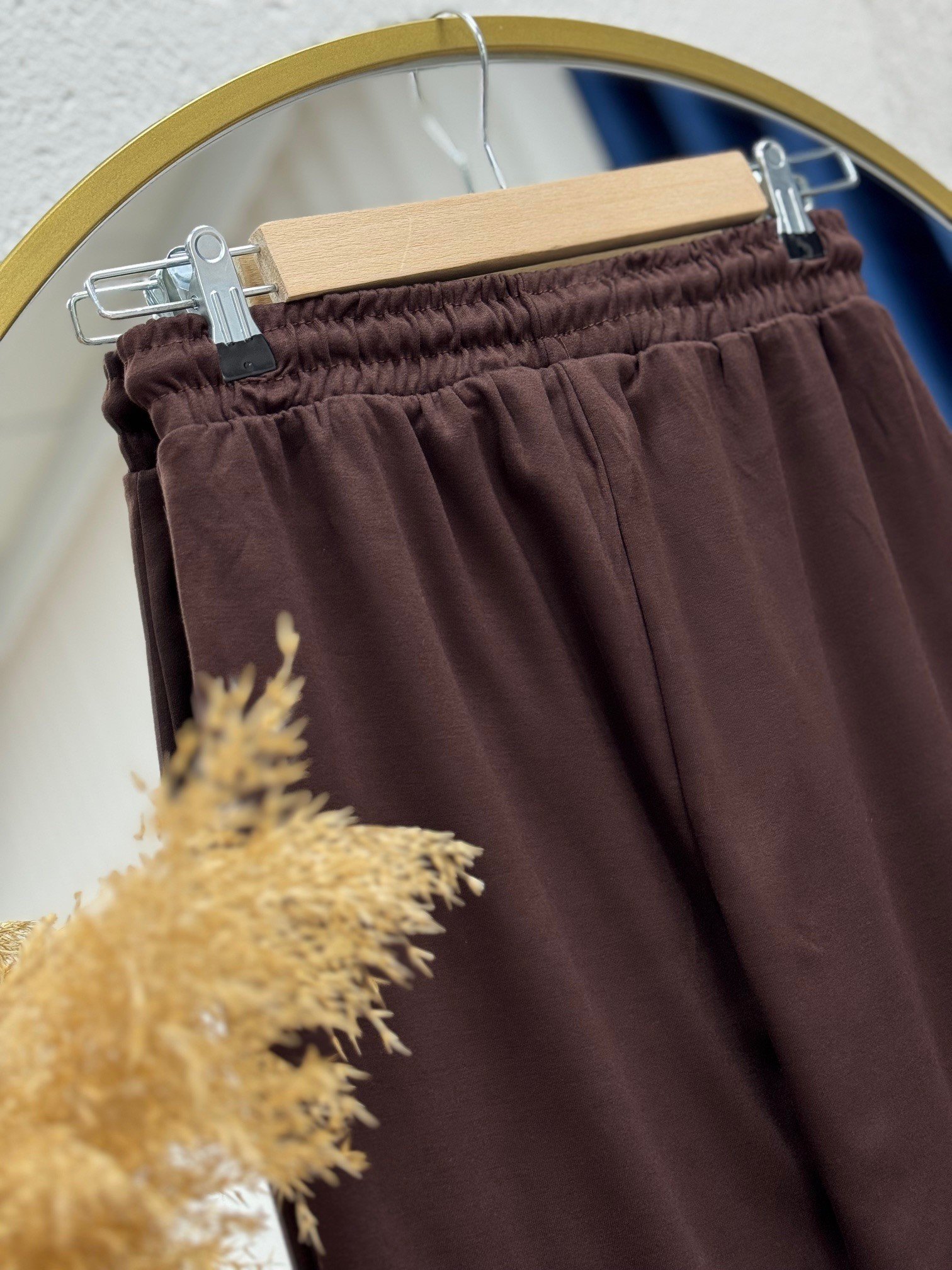 Karedra Paça Lastikli İki İp Eşofman-MT5685 Kahve