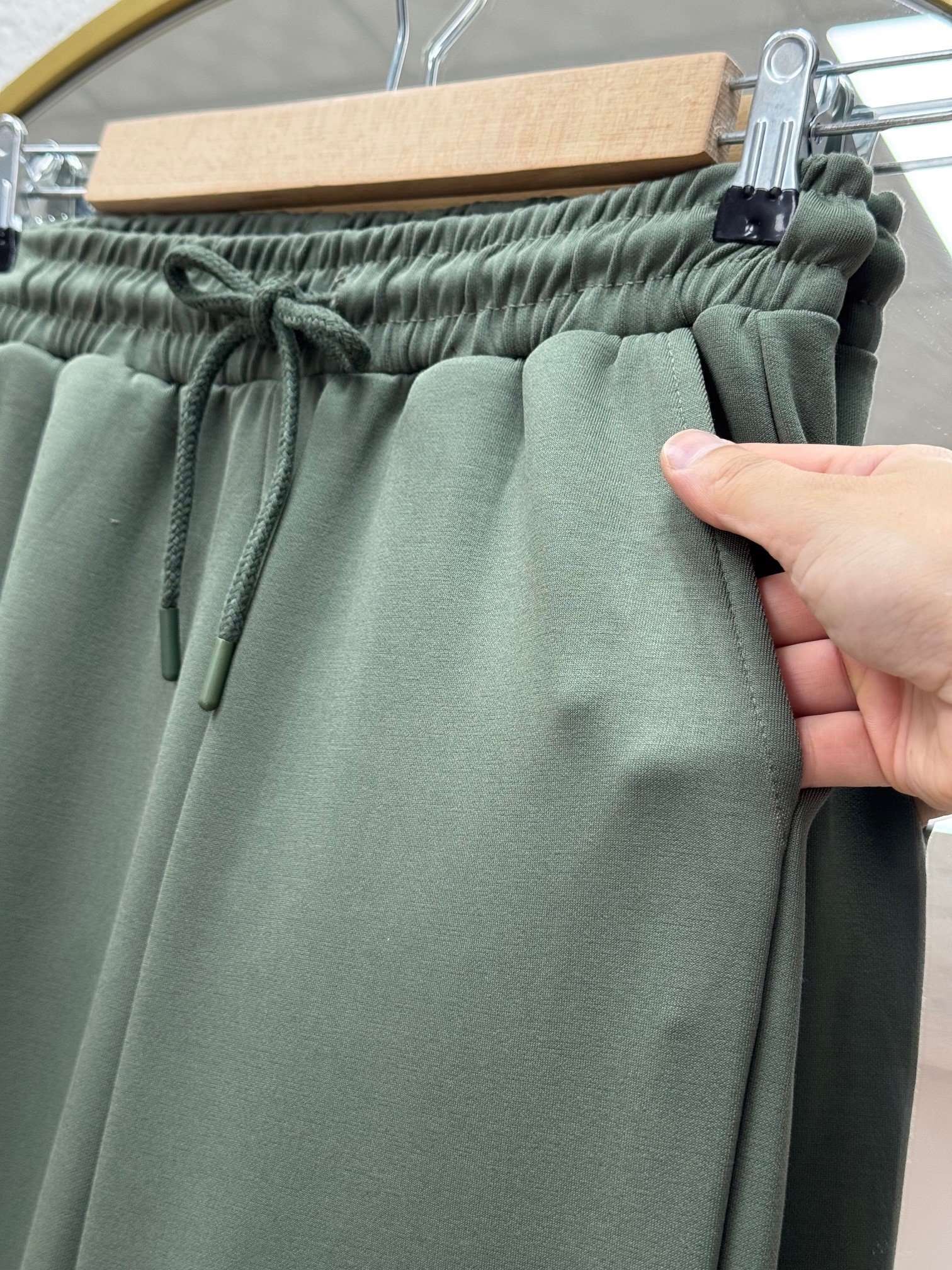 Karedra Paça Lastikli İki İp Eşofman-MT5685 Haki