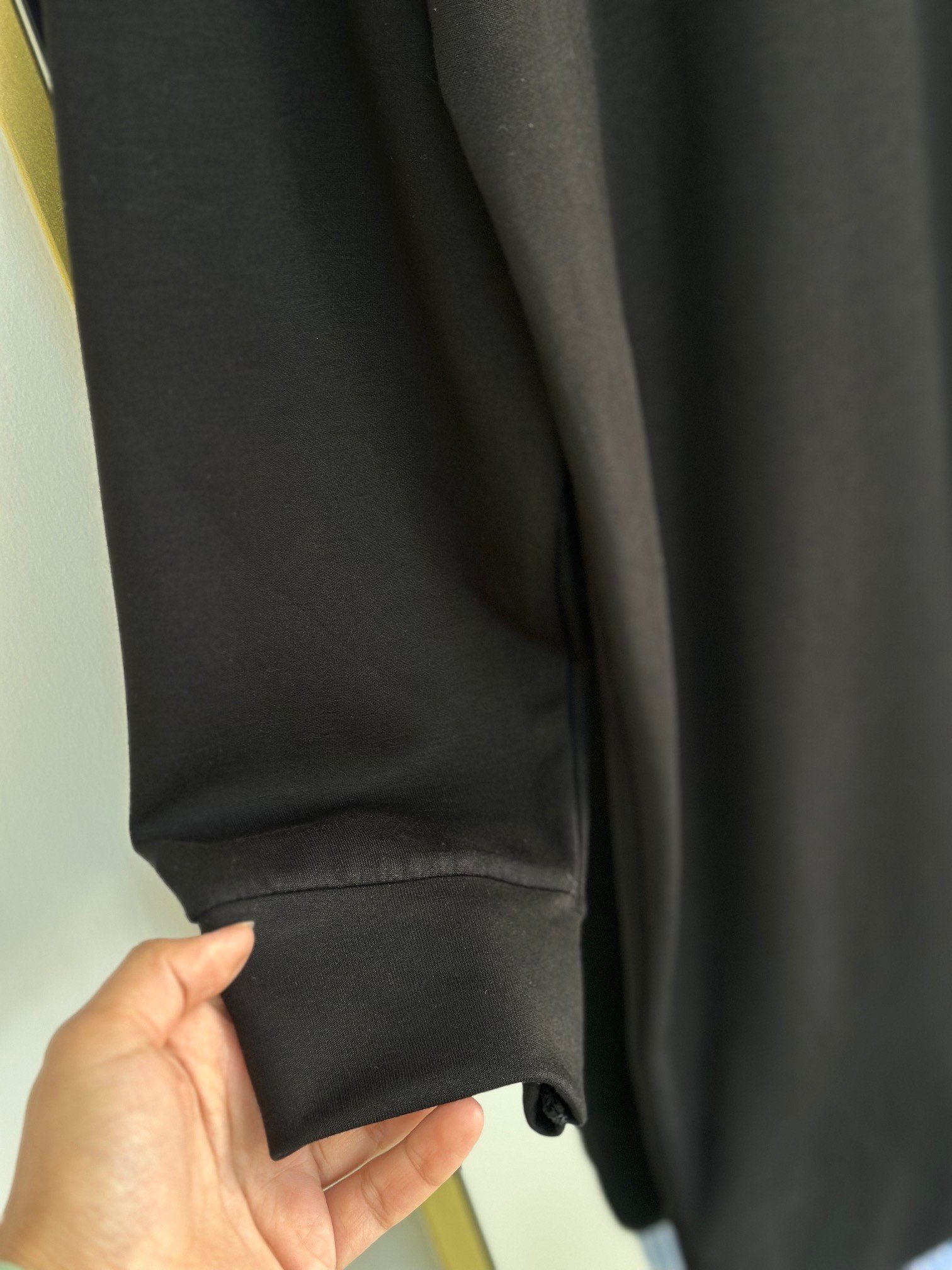 Kübra İki İp Eteği Gömlek Garnili Pantolonlu Takım-NA3368 Siyah