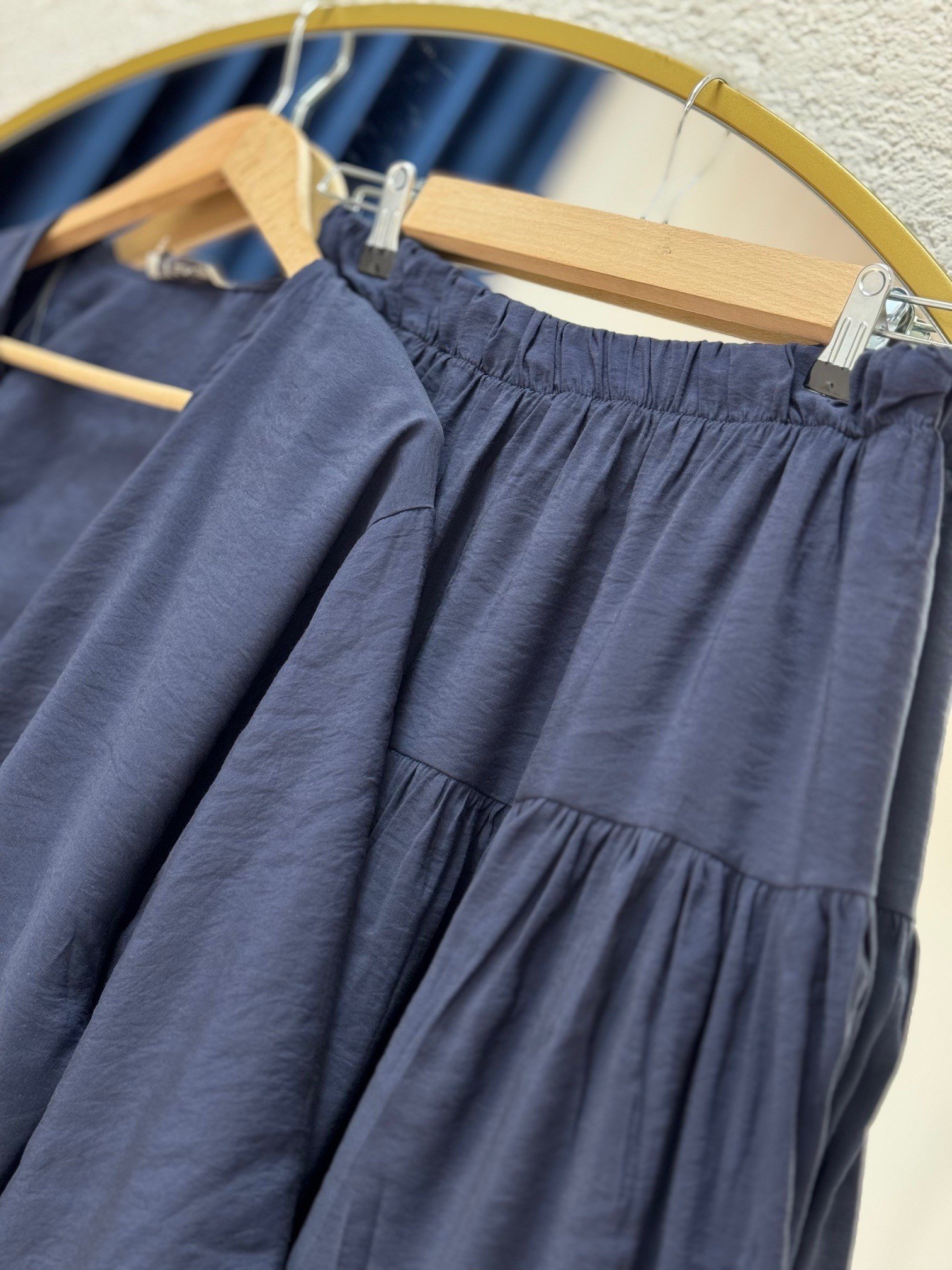 Lunique Eteği Katkatlı Bağlamalı Takım-EK630 Lacivert