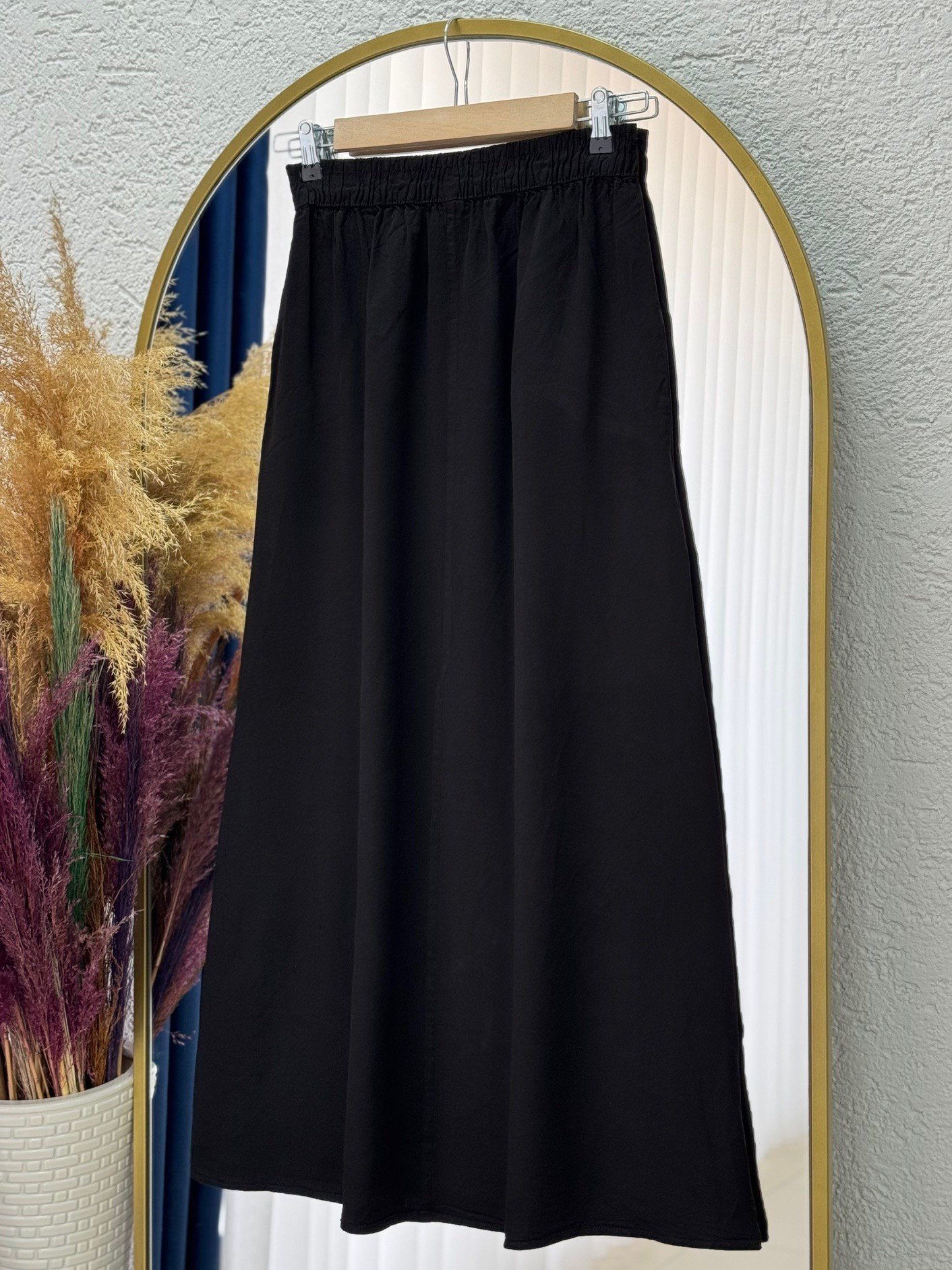 Lunona Çift Cepli Etek-MA8256 Siyah