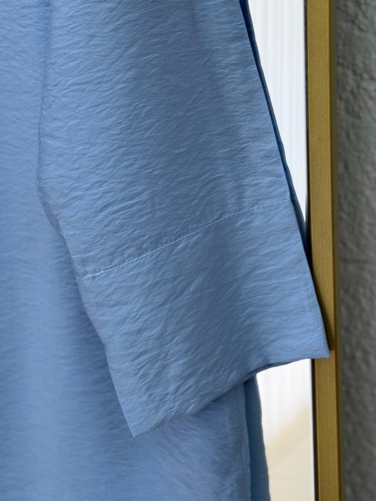 Marera Ön Bağlamalı Yaka Detay Modal Kimono-ZN1707 Mavi