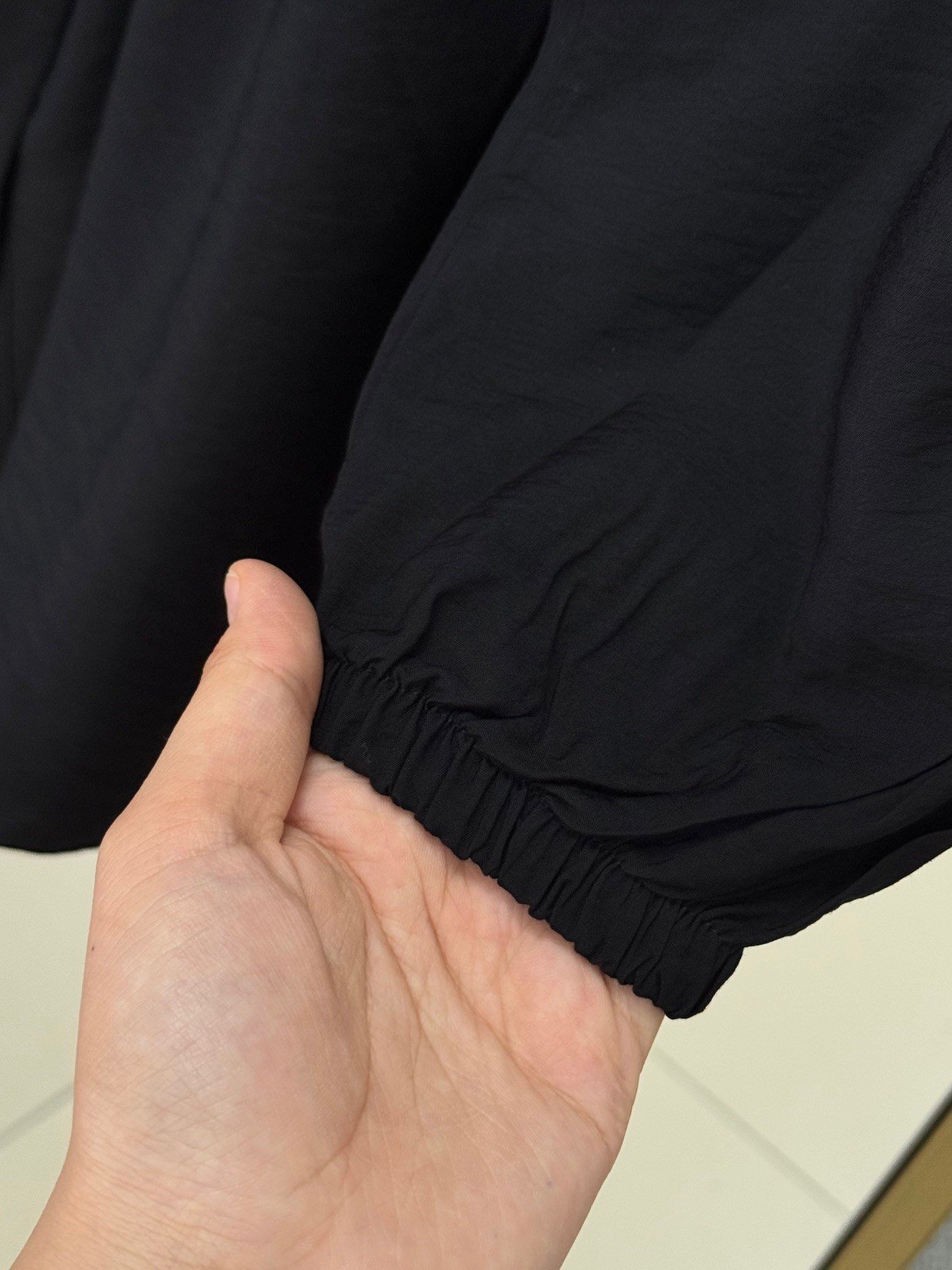 Maresia Katkatlı Biyeli Bağlamalı Gömlek-ZN7802 Siyah