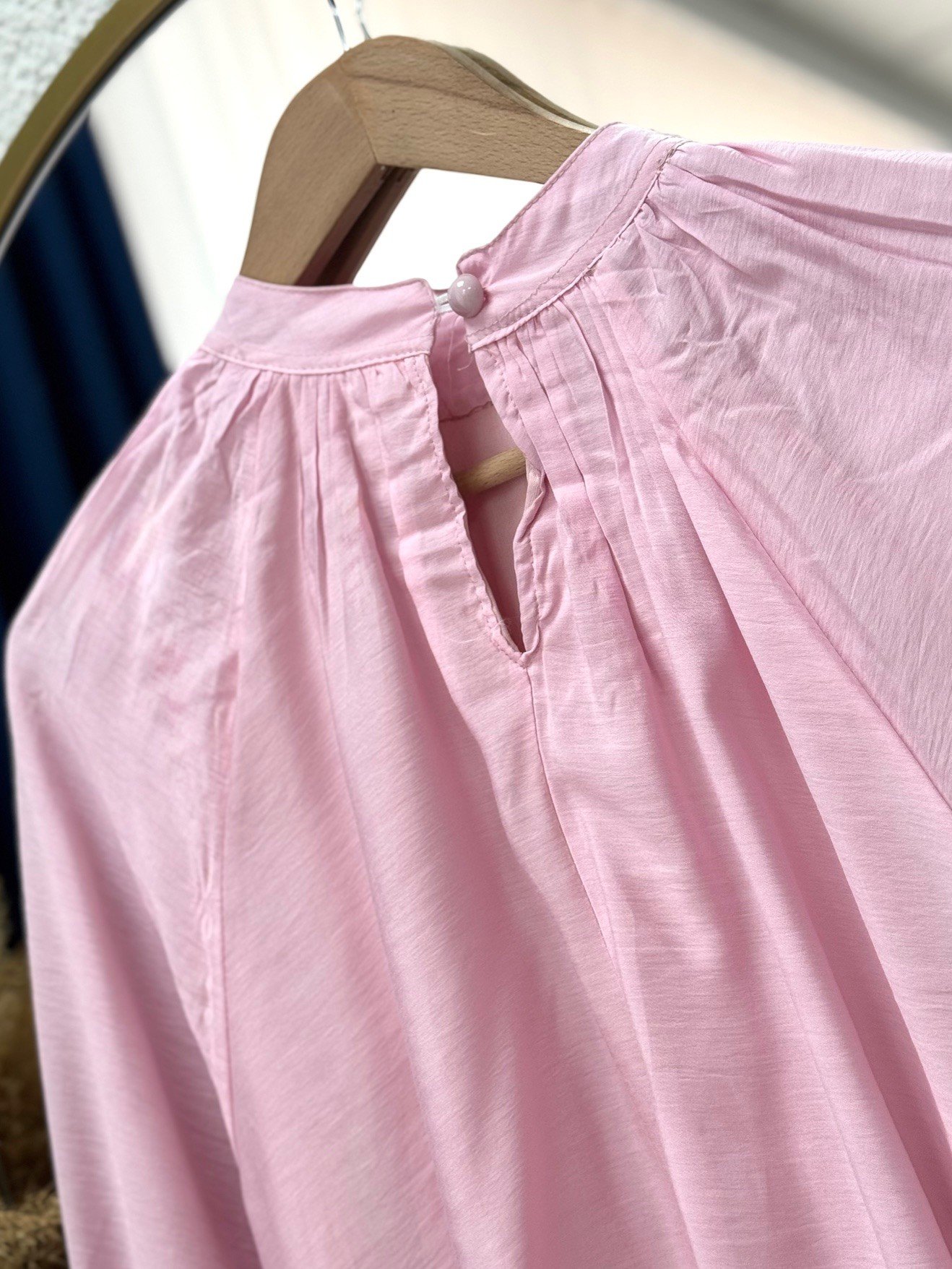 Marita Çift Etekli Keten Vual Takım-MF1802 Pembe