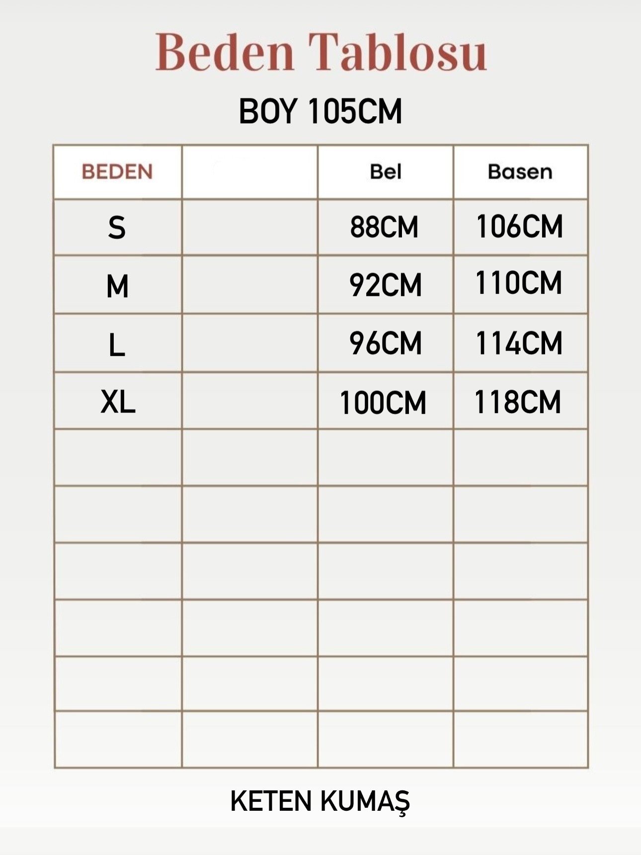 Melora Paça Detaylı Lastikli Keten Pantolon-XE700 Kahve