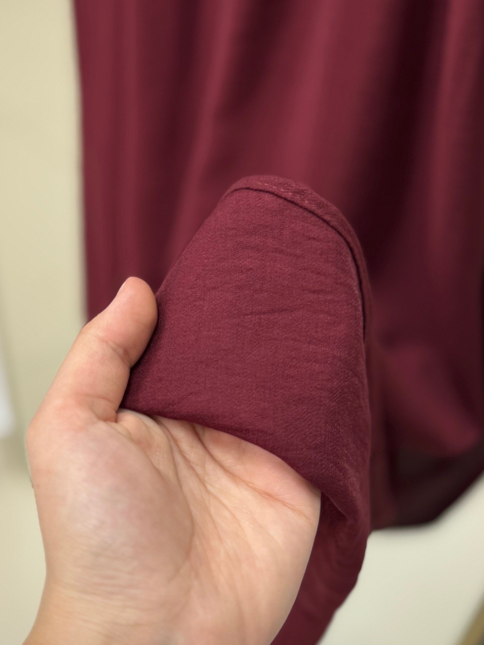 Mireva Yarım Patlı Beli Lastikli Elbise-AS4078 Bordo