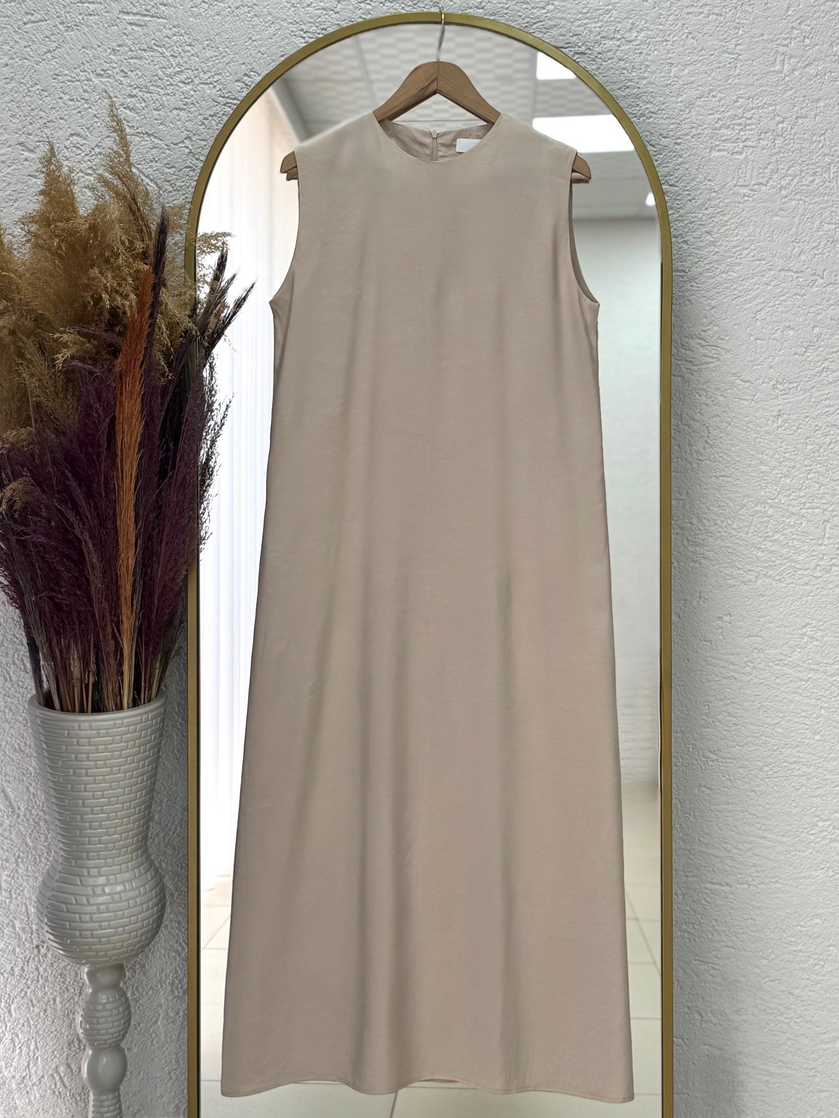 Mirisa Ceketli Bağlamalı Elbise-BN4462 Taş