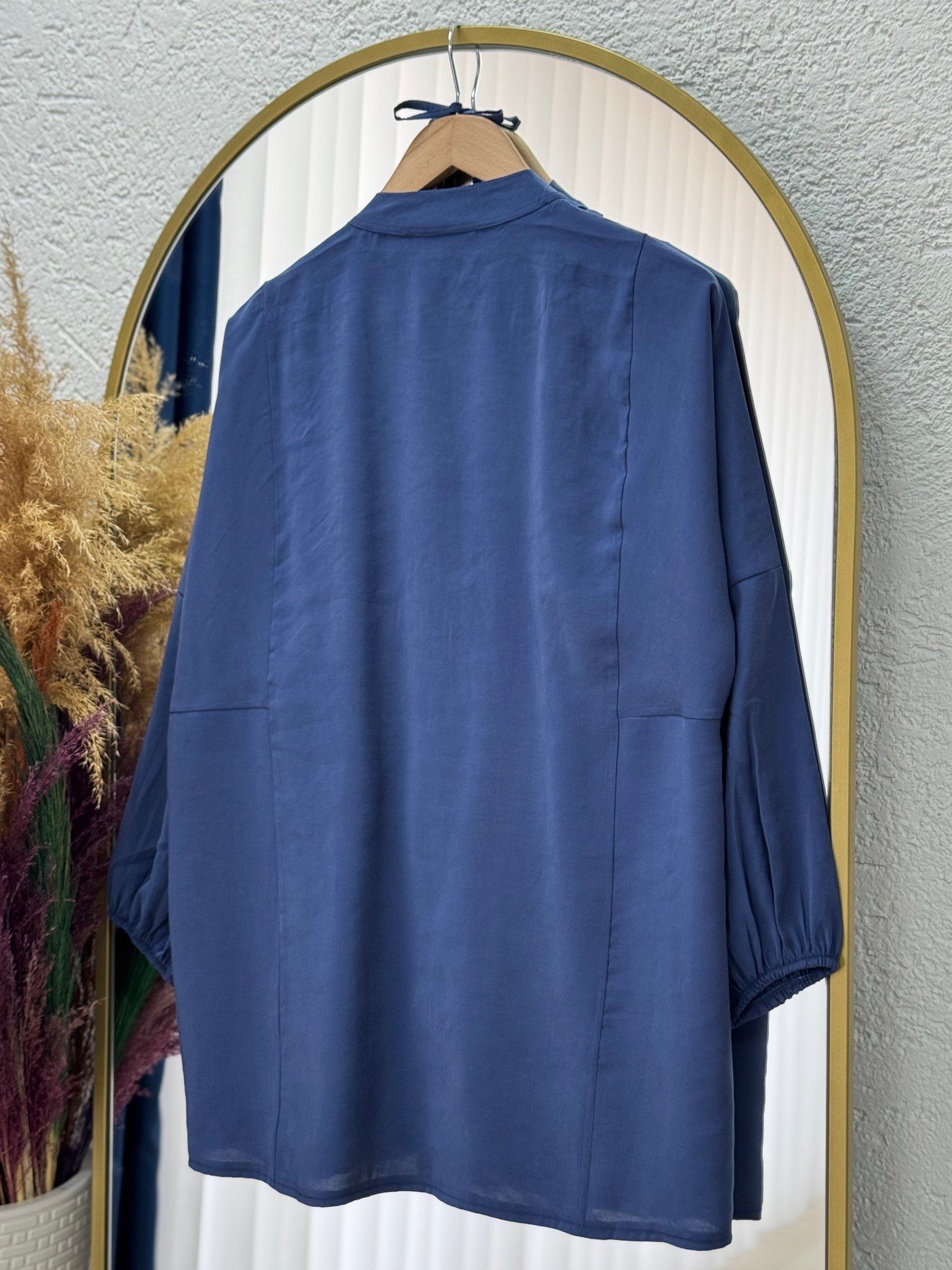 Miroria Cupra Model Nervürlü Gömlek-Çİ517.2 Lacivert