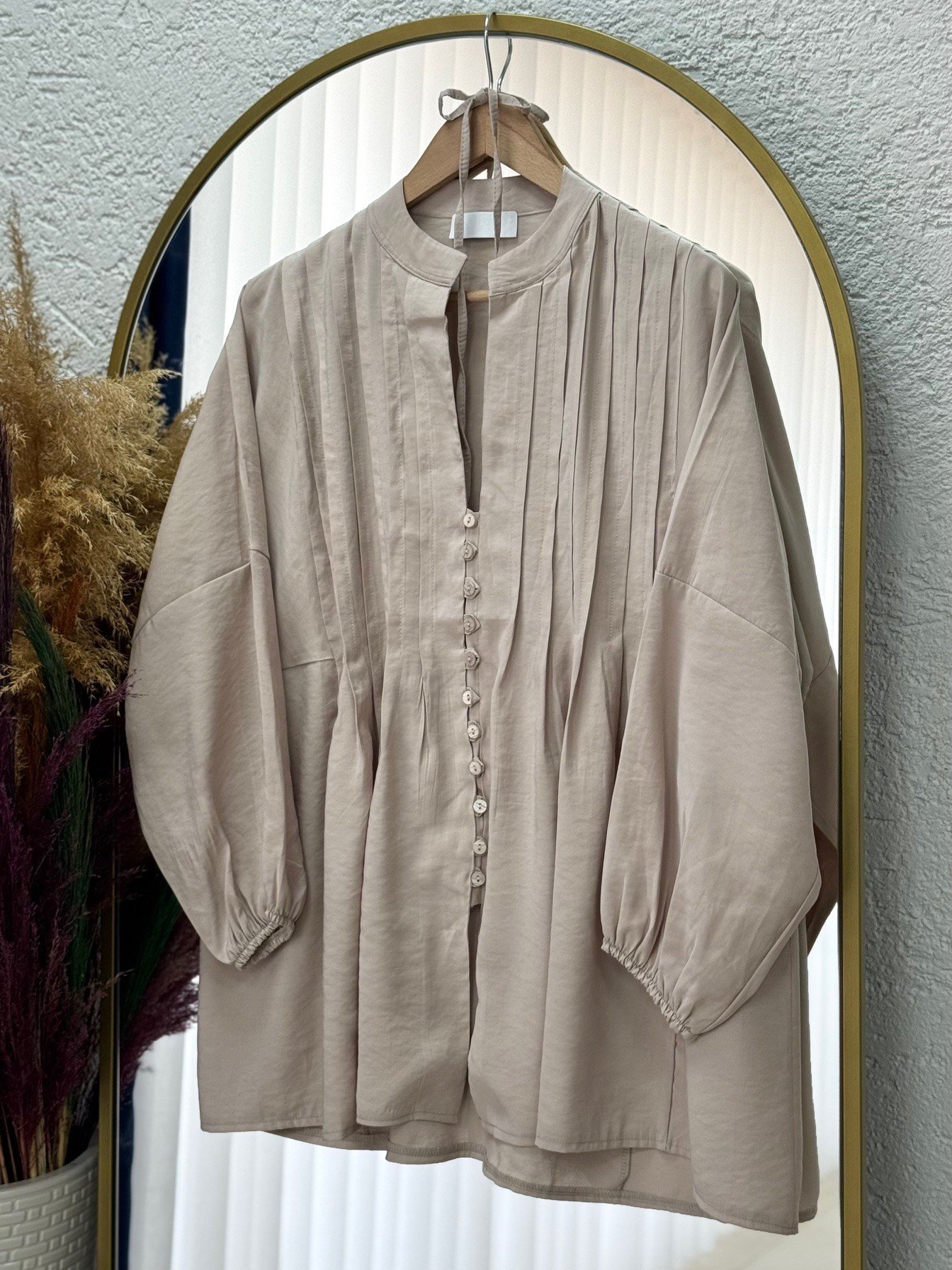 Miroria Cupra Model Nervürlü Gömlek-Çİ517.2 Taş