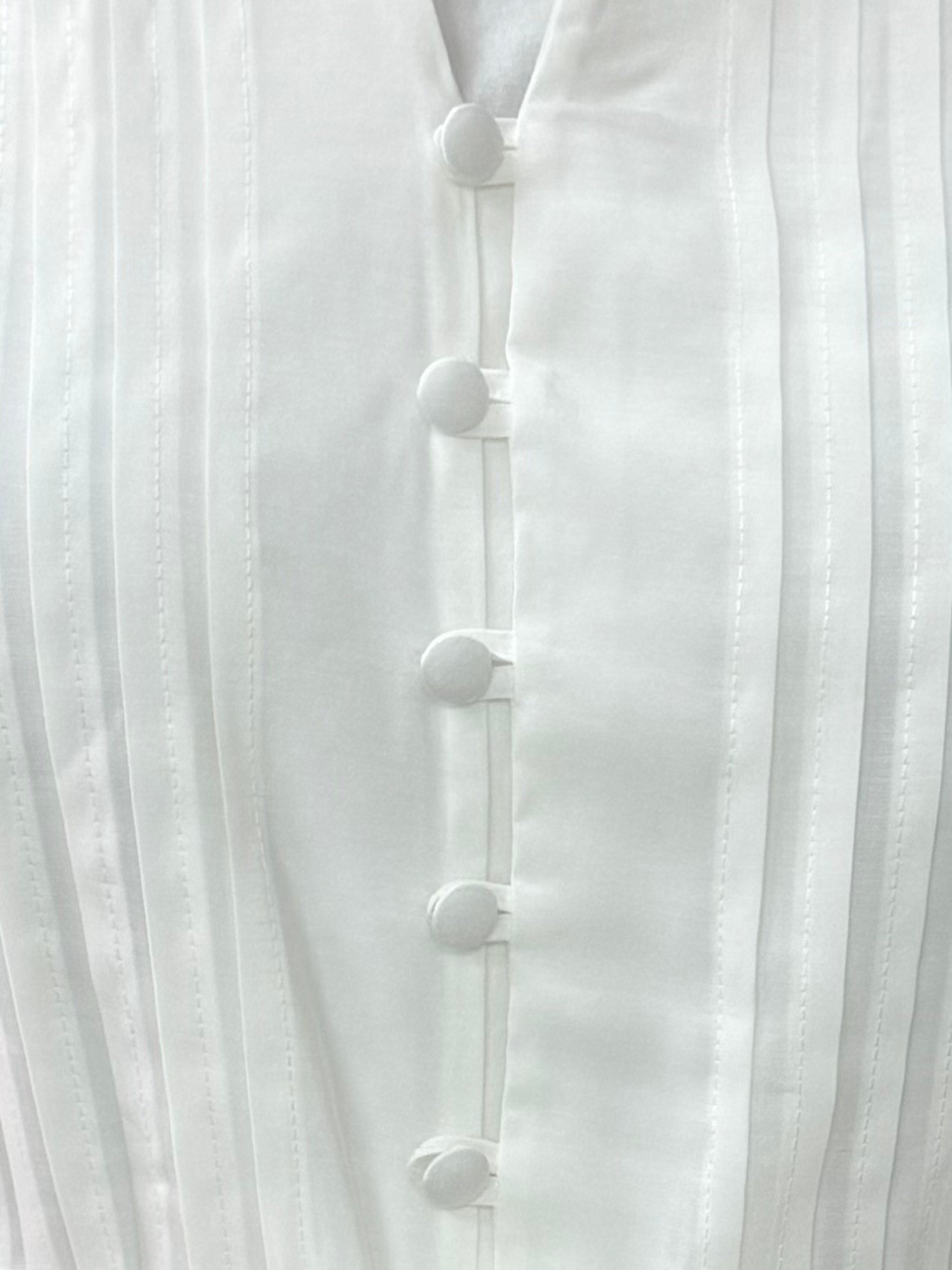 Orelira Nervür Dikiş Detaylı Gömlek-EU2959 Beyaz