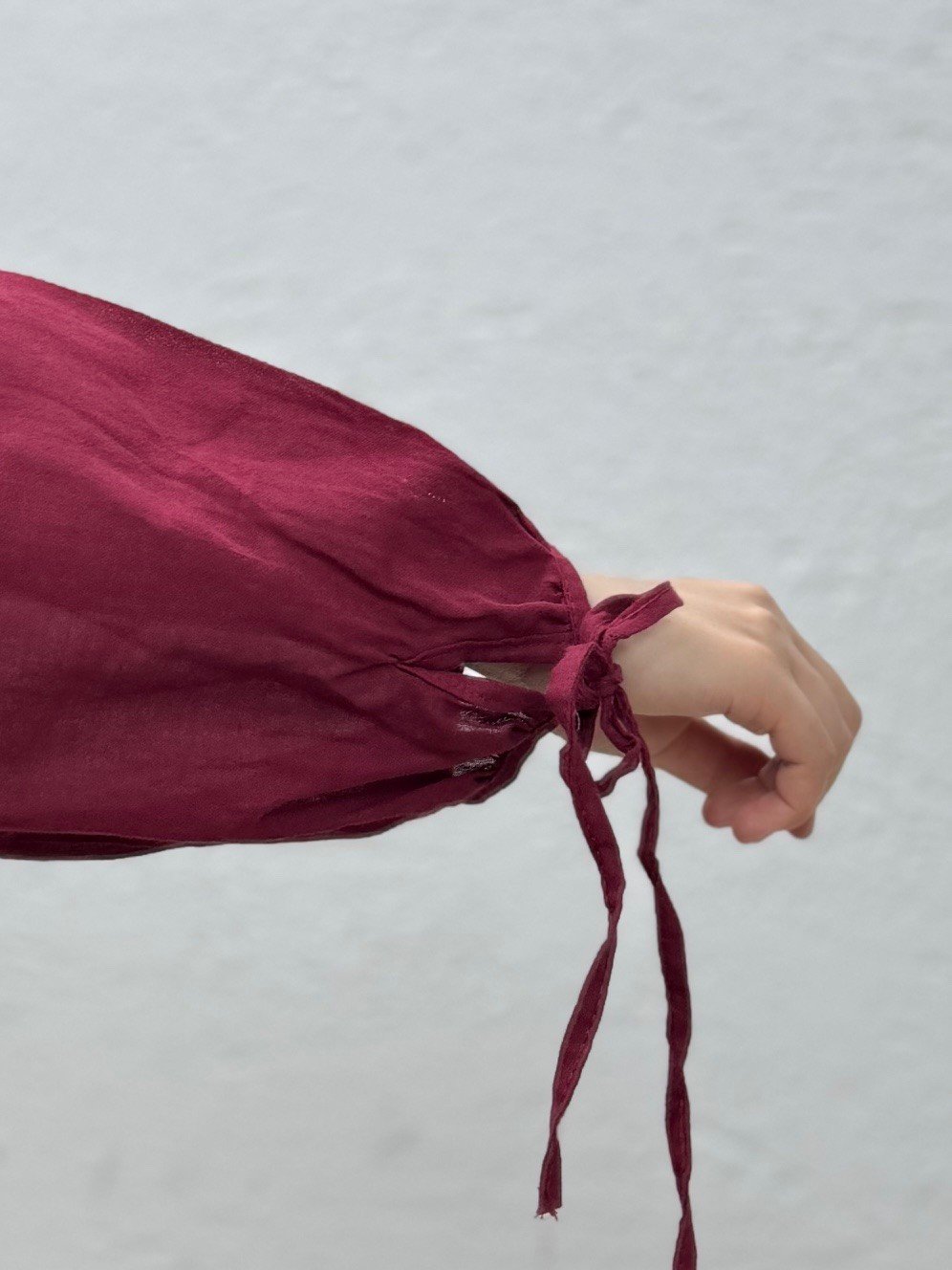 Orelita Önü Düğmeli ve Pileli Elbiseli Takım-BN4449 Bordo