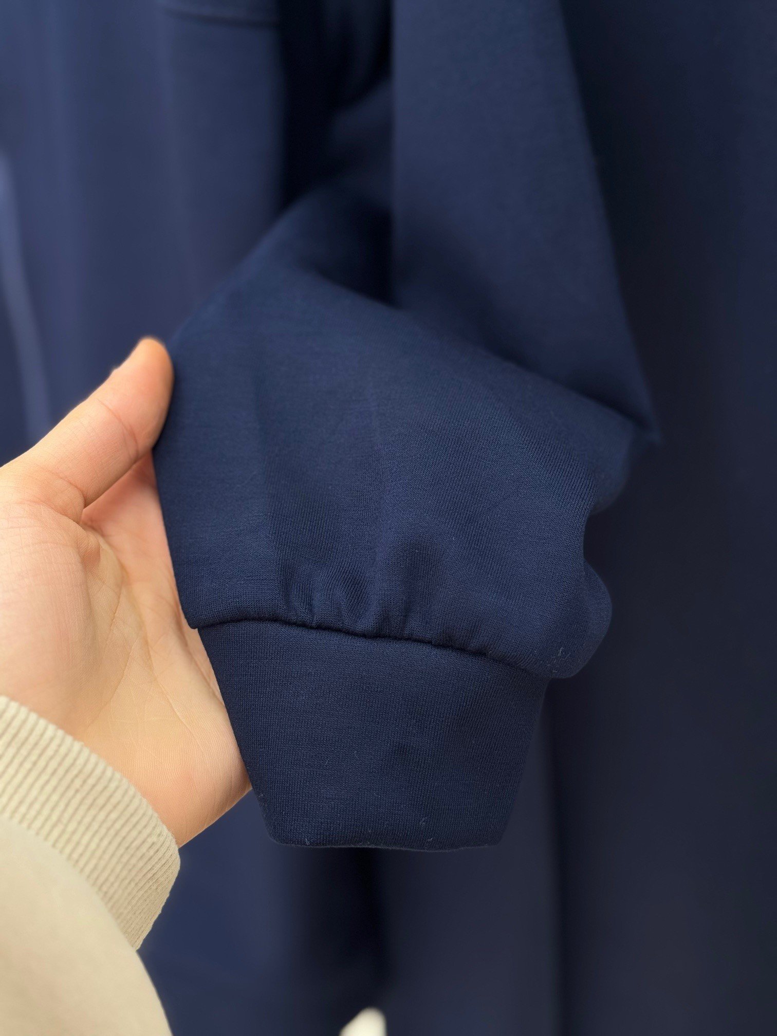 Özge Fermuarlı Pantolonlu Takım-NA3344 Lacivert