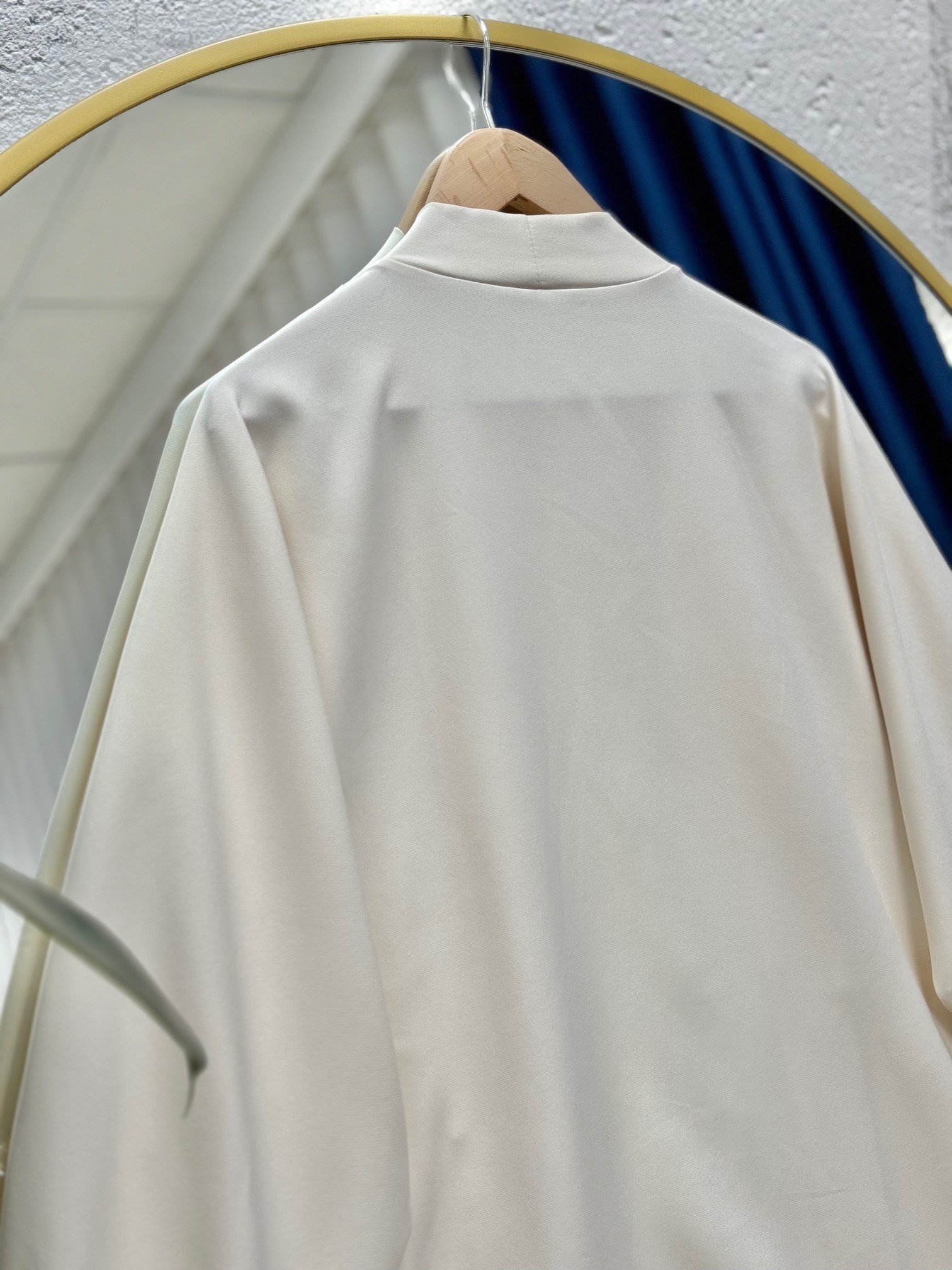 Rana Cep Detay Atlas Hırka-AS02423 Krem