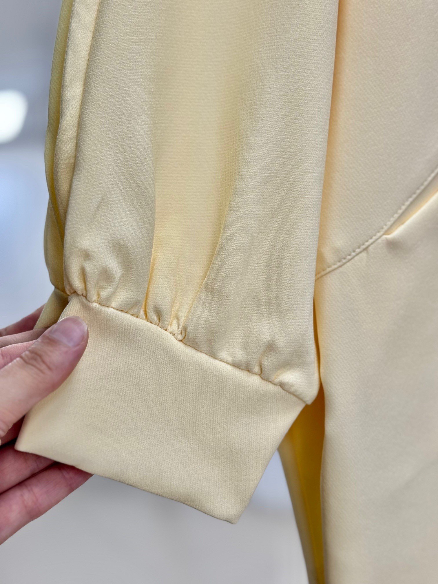 Rana Cep Detay Atlas Hırka-AS02423 Sarı