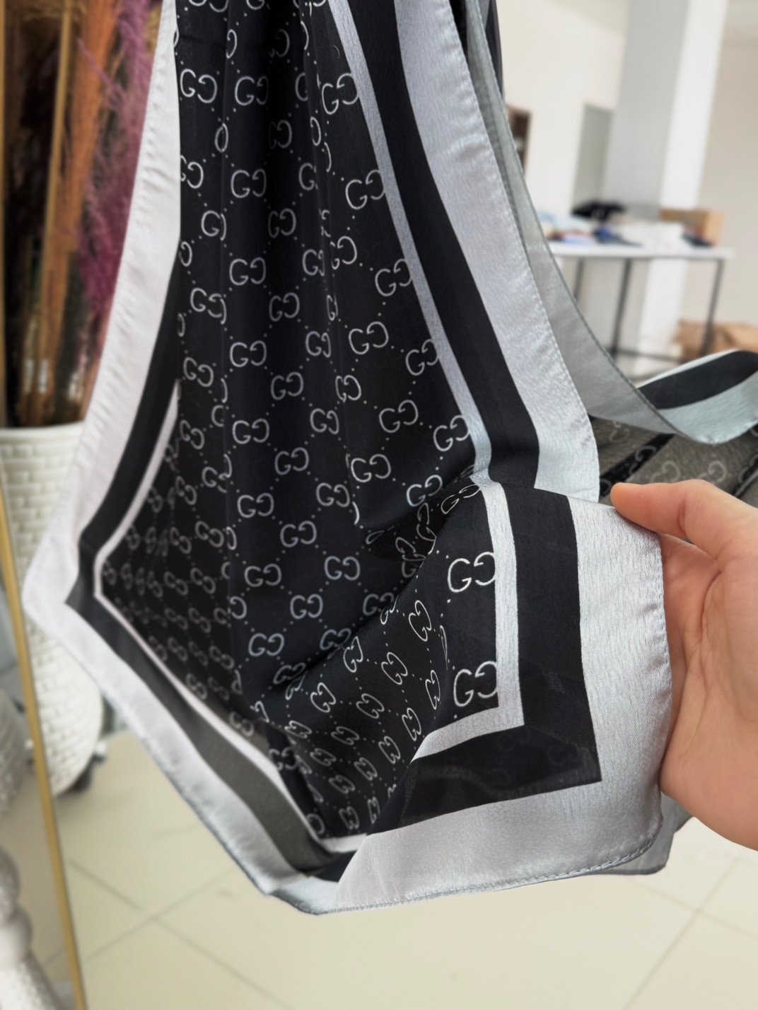 Rosalia Marka Vual Şal Siyah