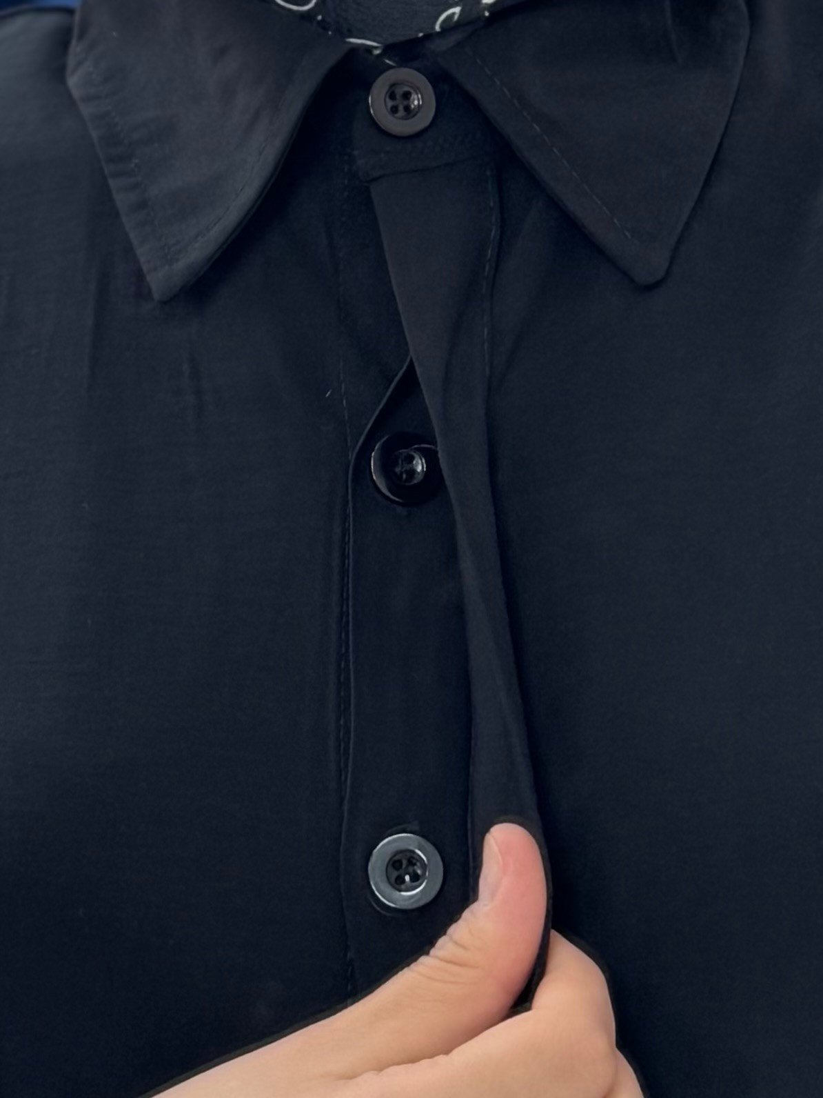 Sanisa Tek Cepli Düğmeli Düz Gömlek-Zİ2166 Siyah