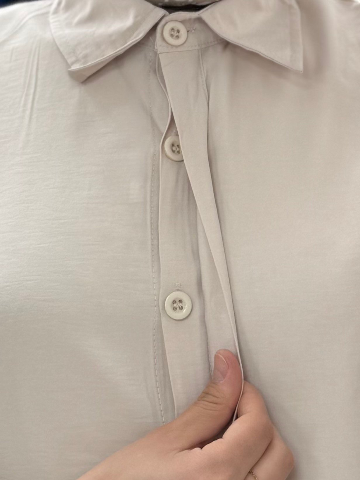 Sanisa Tek Cepli Düğmeli Düz Gömlek-Zİ2166 Taş