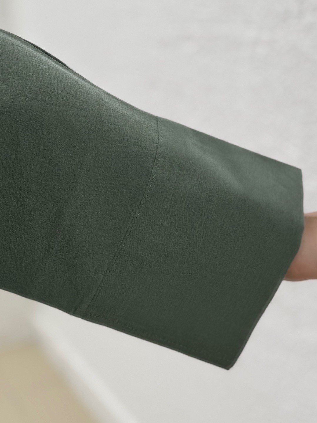 Sanisa Tek Cepli Düğmeli Düz Gömlek-Zİ2166 Haki