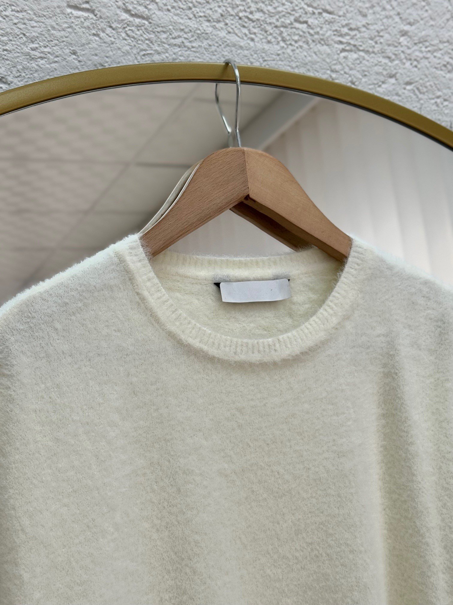 Seraphina Kolu ve Altı Lastikli Sakallı Tunik-KR3154 Beyaz